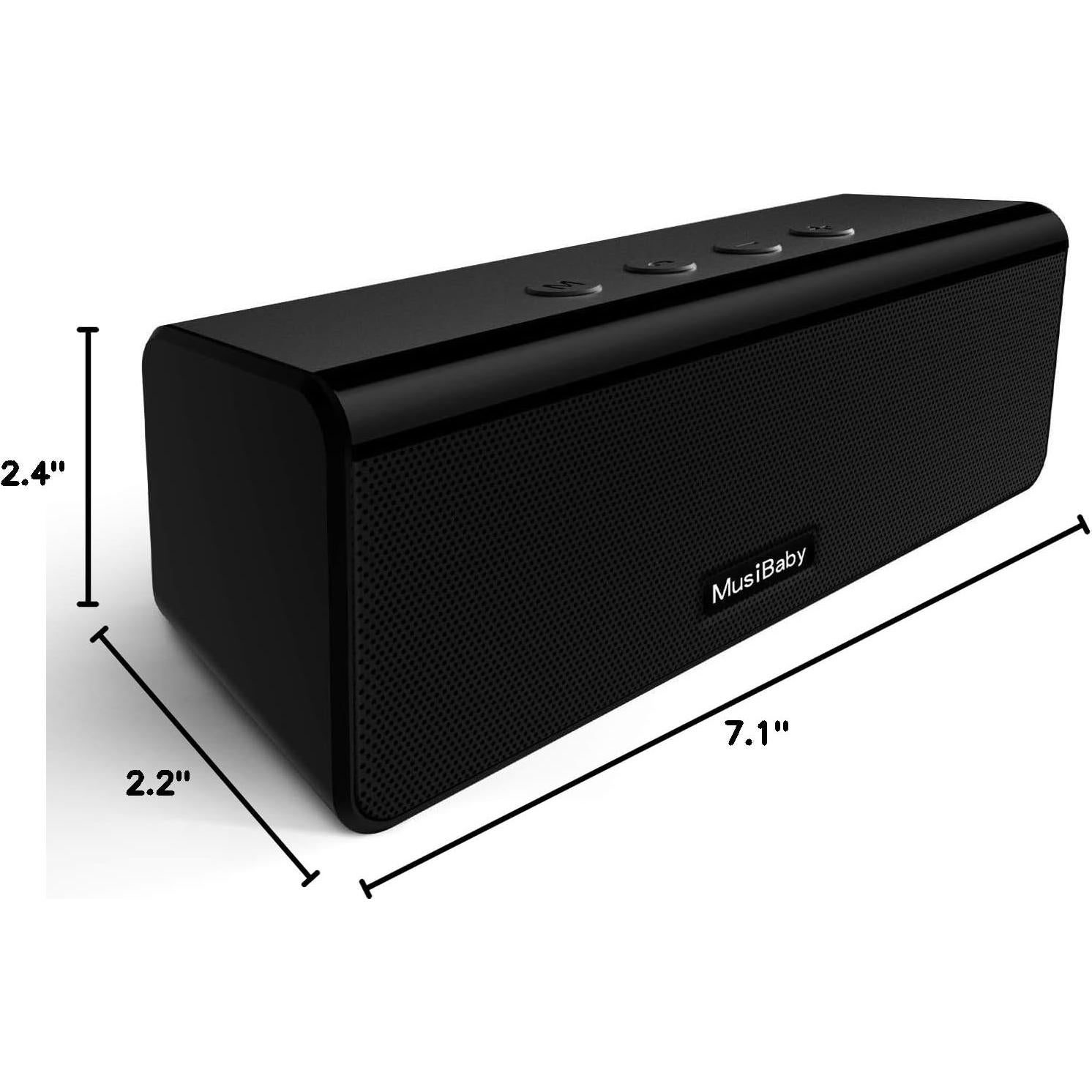 Altavoz Bluetooth MusiBaby M71 Portátil Impermeable 24H Estéreo