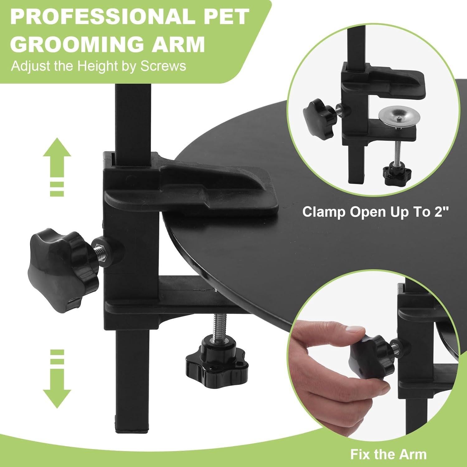 Brazo de Aseo para Perros ZPVP Ajustable 45.72-88.9 cm