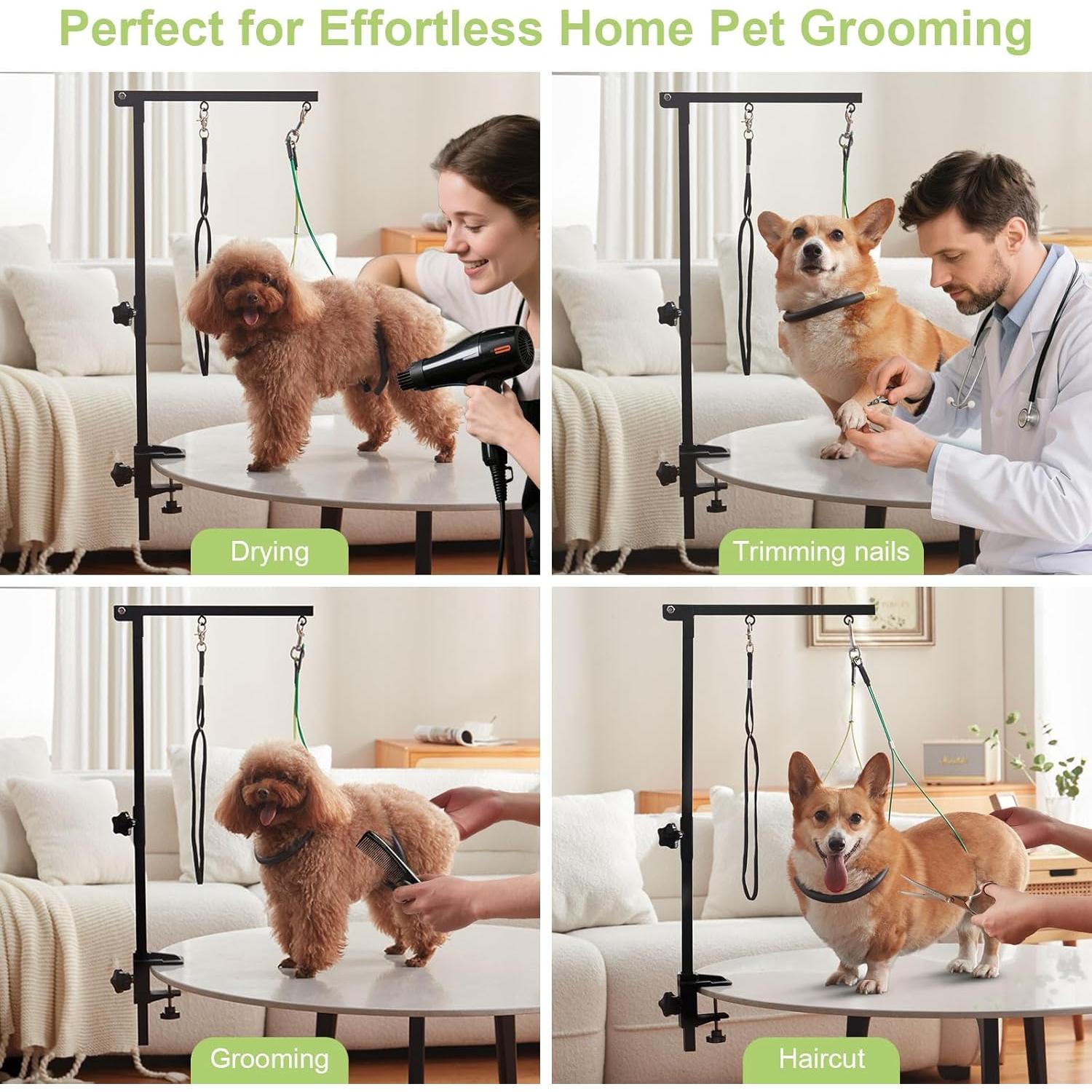 Brazo de Aseo para Perros ZPVP Ajustable 45.72-88.9 cm