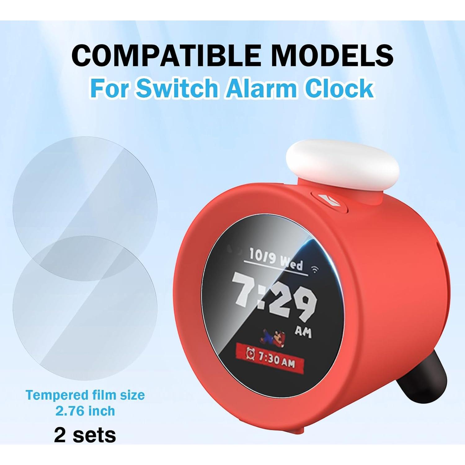 Protector de Pantalla HD DLseego para Reloj Alarmo - 2 Paquetes