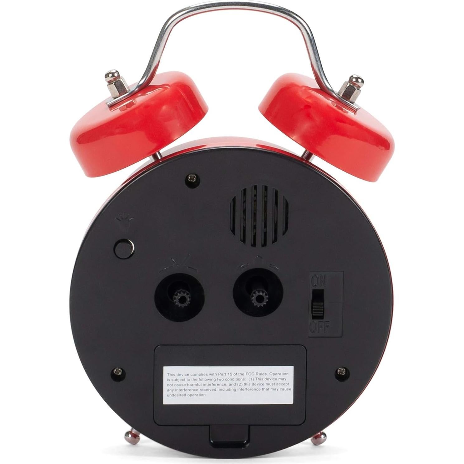 Reloj Despertador Divertido Gallo Mark Feldstein Rojo 15.5cm