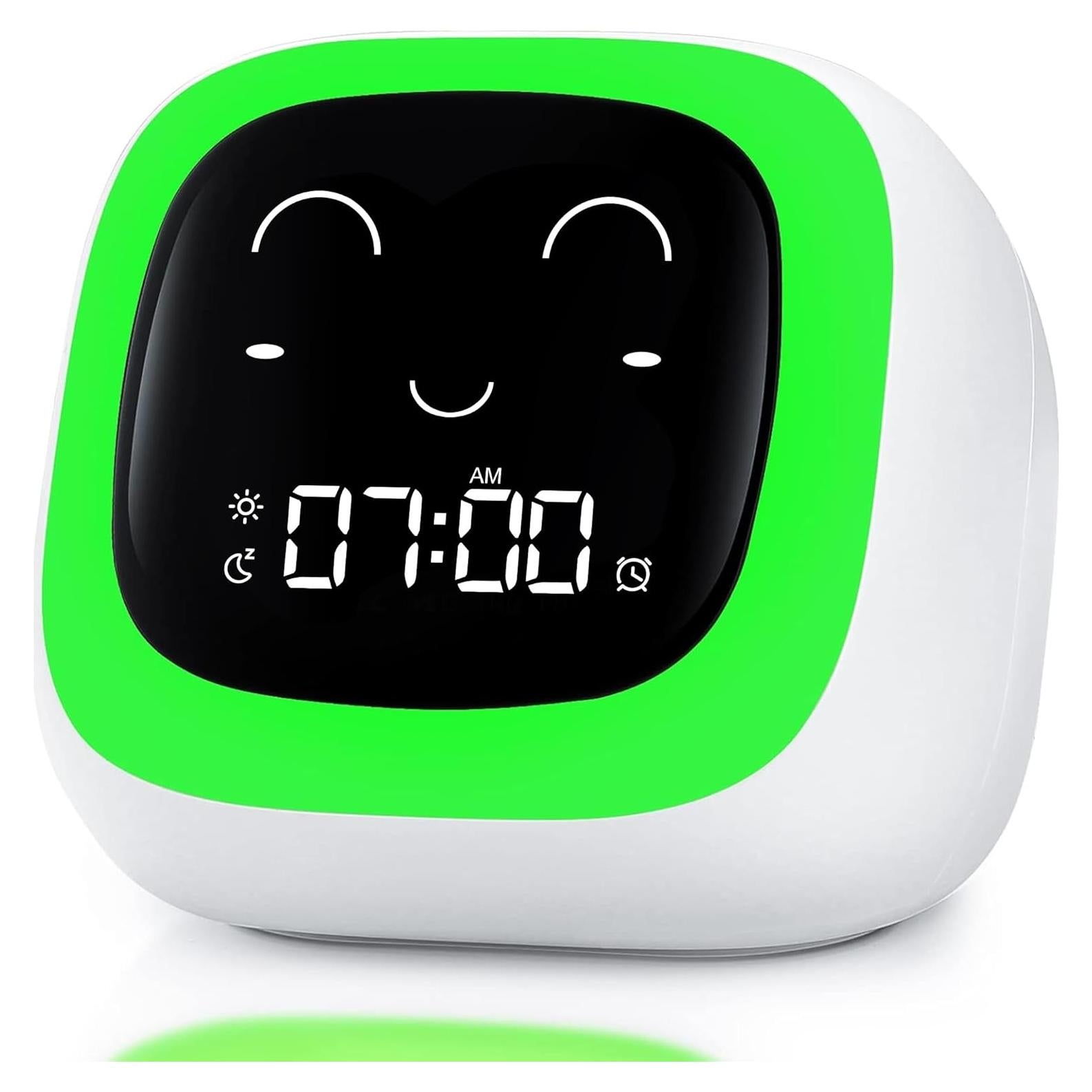 Reloj Despertador Infantil ANTOKING con Luz Nocturna y Sonido