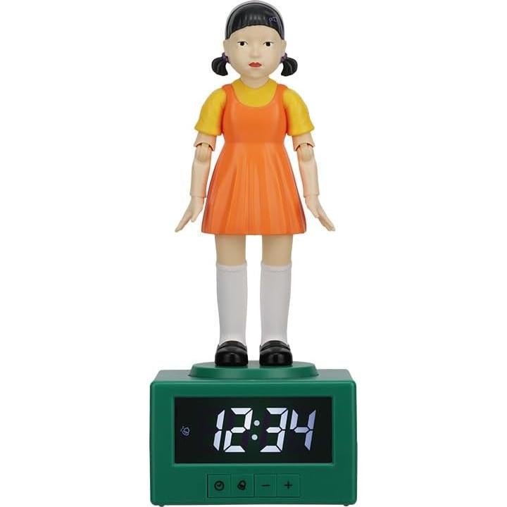 Reloj Despertador Digital Squid Game Paladone - Luz Nocturna