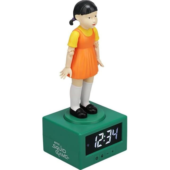 Reloj Despertador Digital Squid Game Paladone - Luz Nocturna