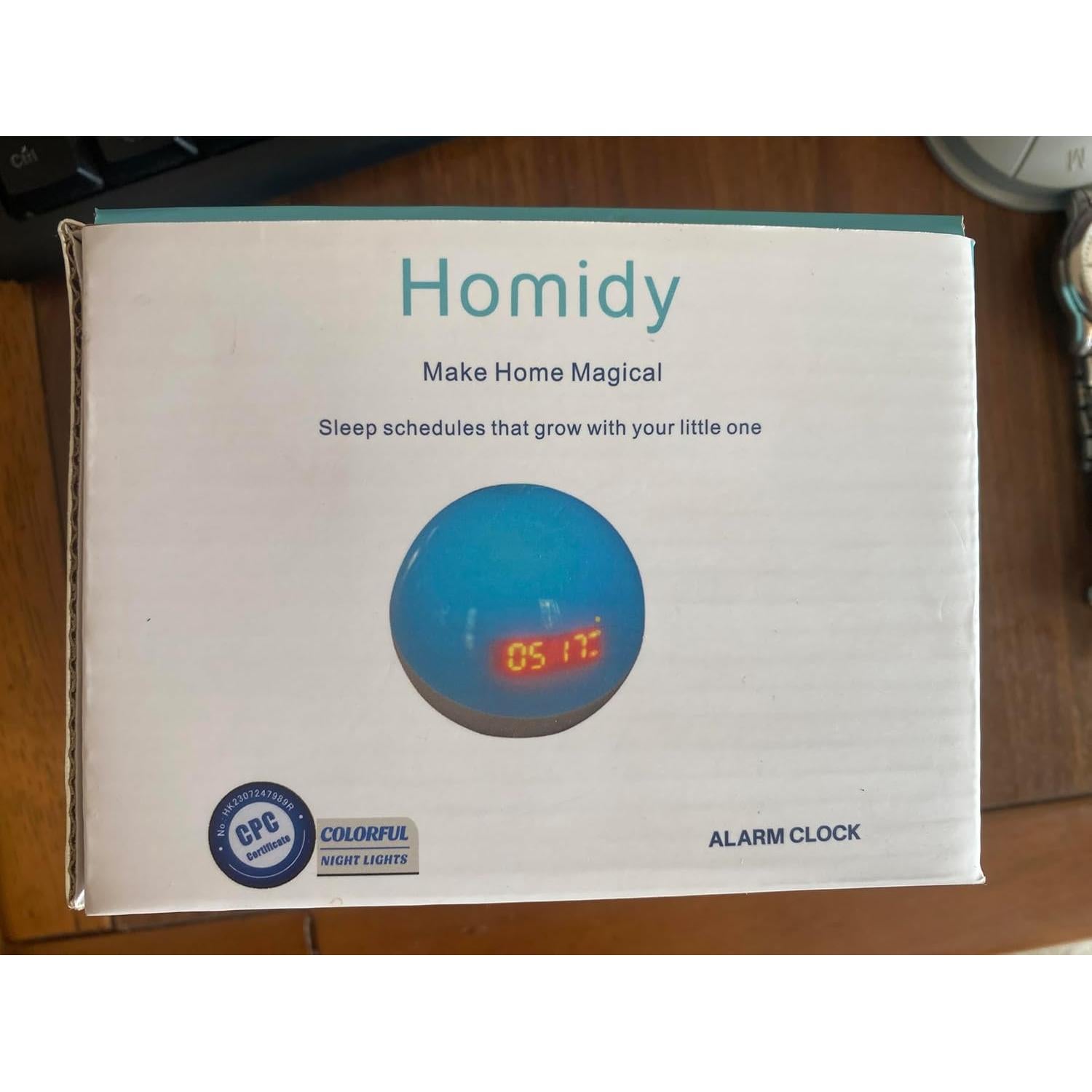 Reloj Despertador Infantil Homidy Goofy con Luz Nocturna