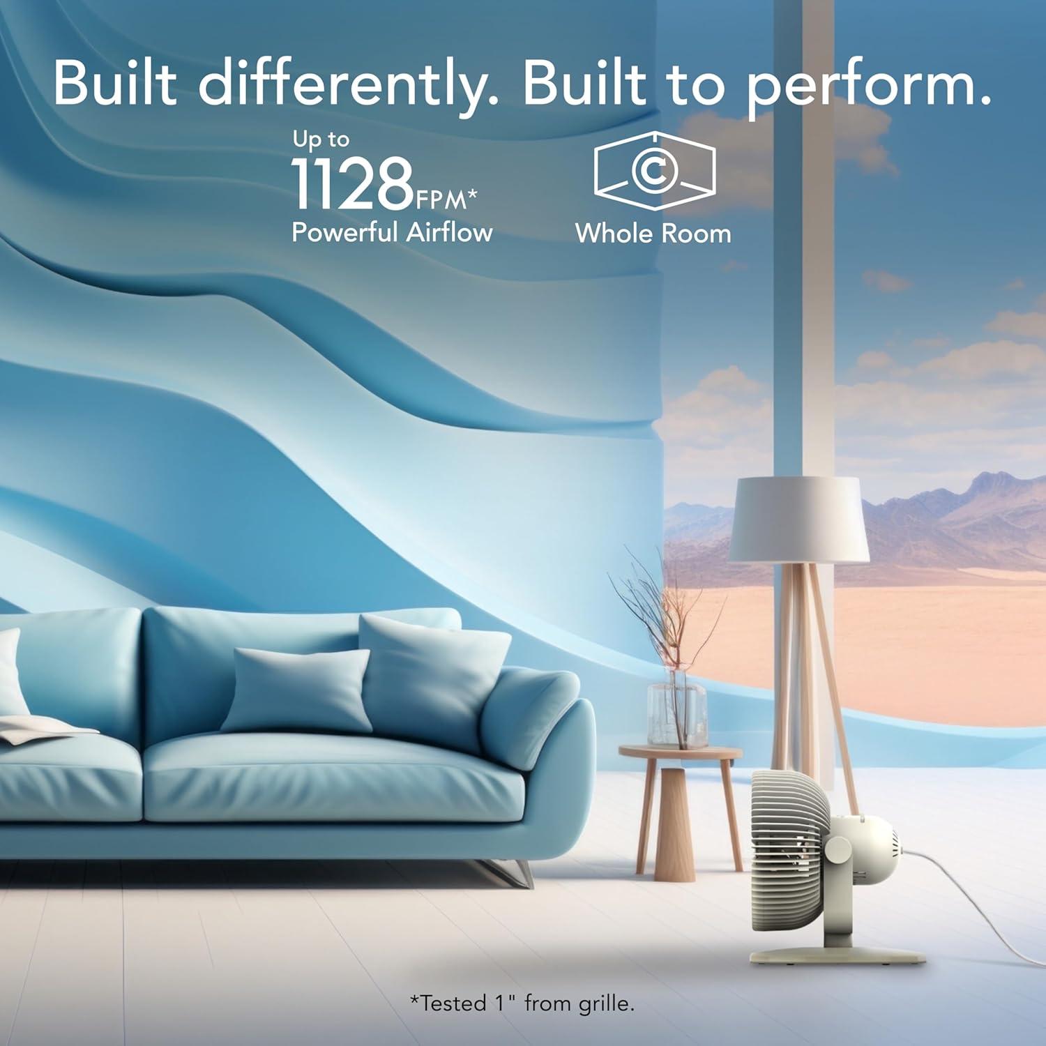 Ventilador de Mesa Vornado REFRESH 8 con Aromaterapia y Base Giratoria