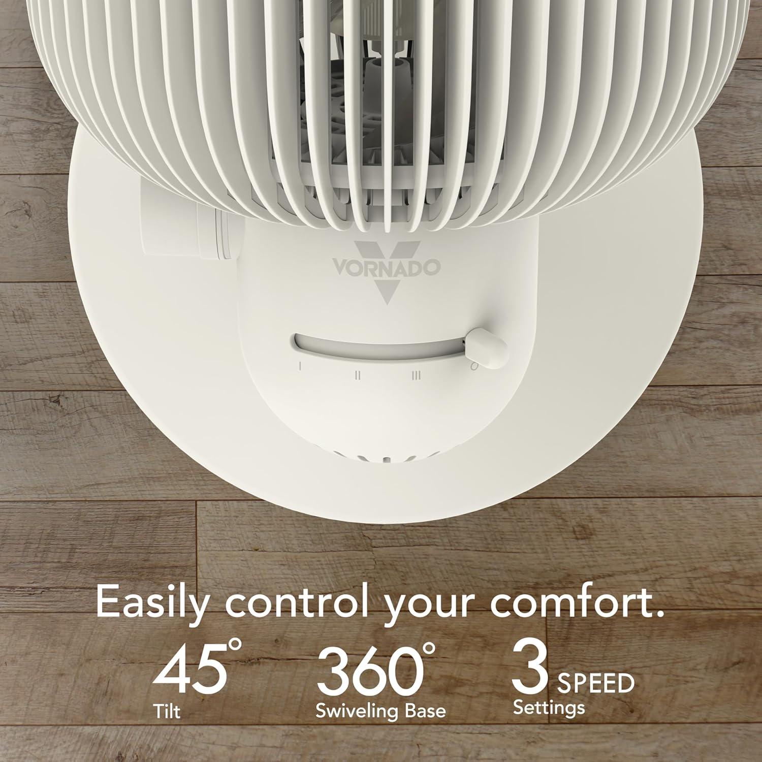 Ventilador de Mesa Vornado REFRESH 8 con Aromaterapia y Base Giratoria