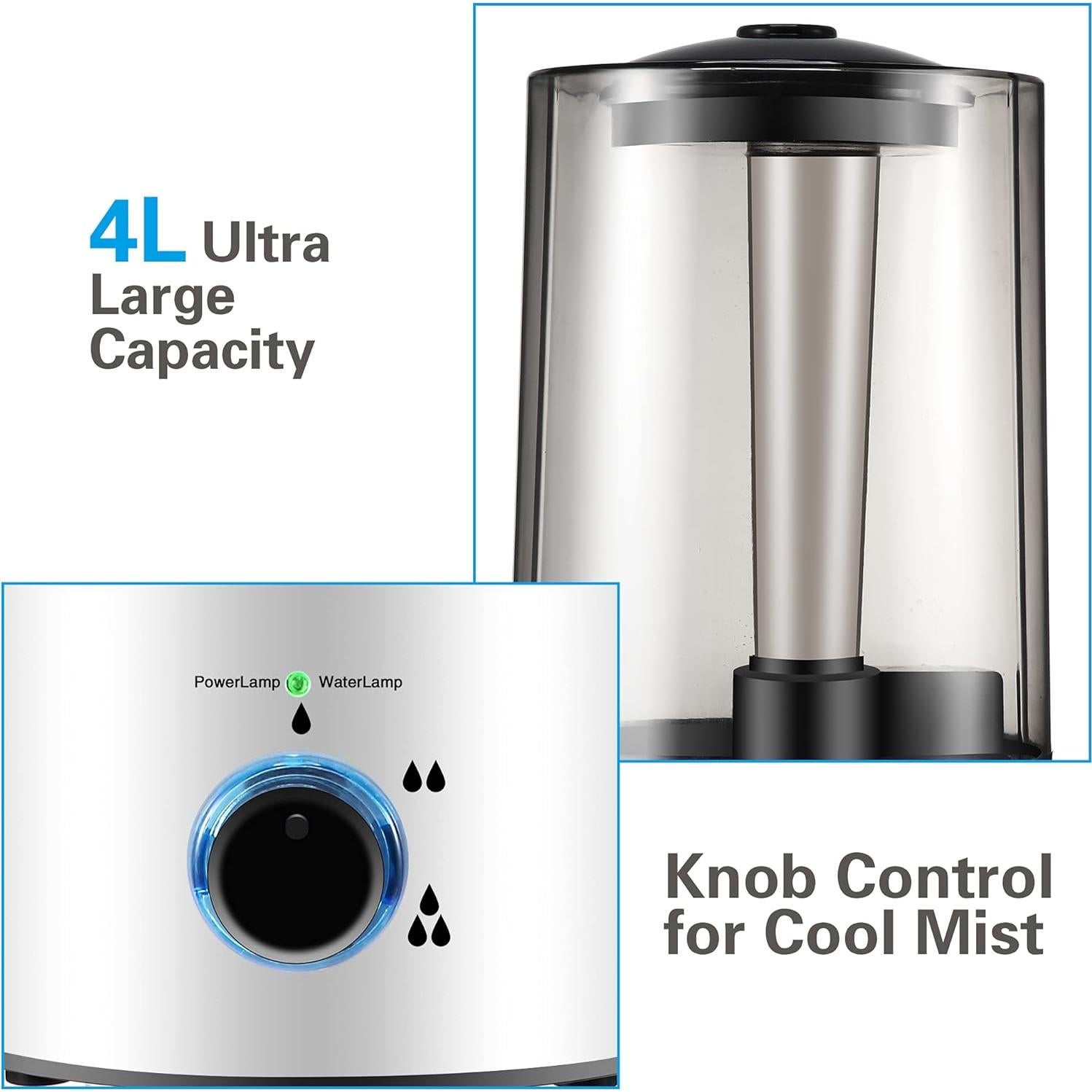 Humidificador de Reptiles Dreyoo 4L con Nebulizador Ajustable