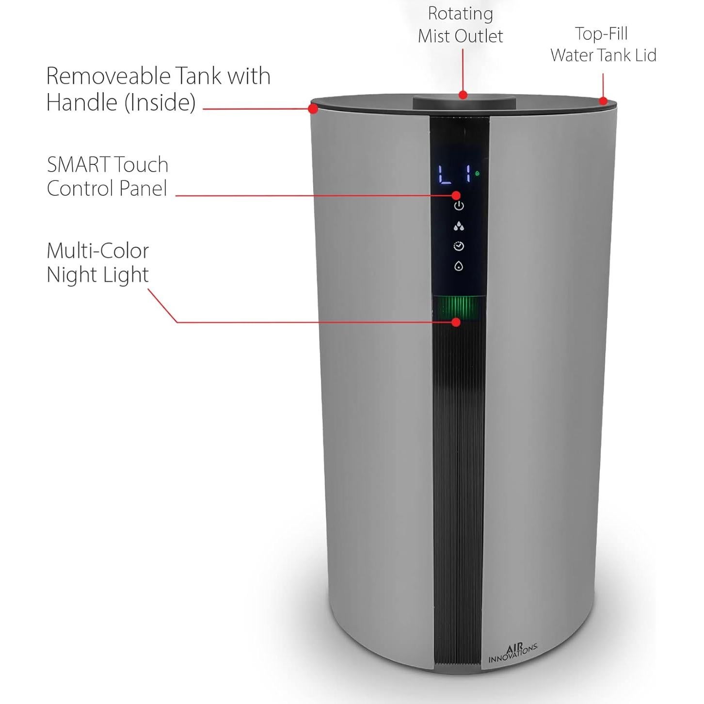 Humidificador Air Innovations AI-104 3.5L ultrasónico para dormitorio