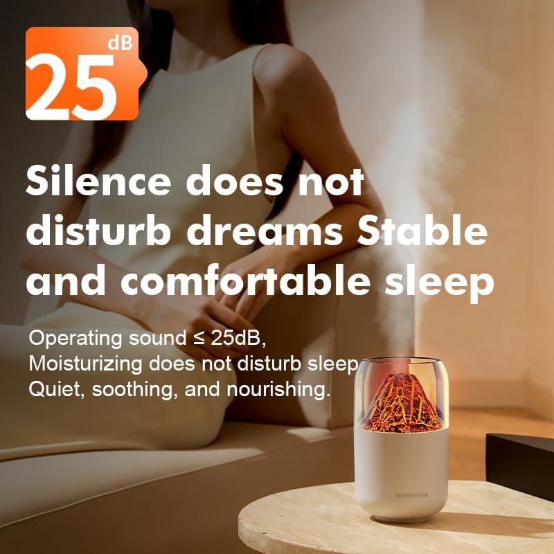 Humidificador Mini Volcán DIKTOYOU 300ml USB Portátil Rosa