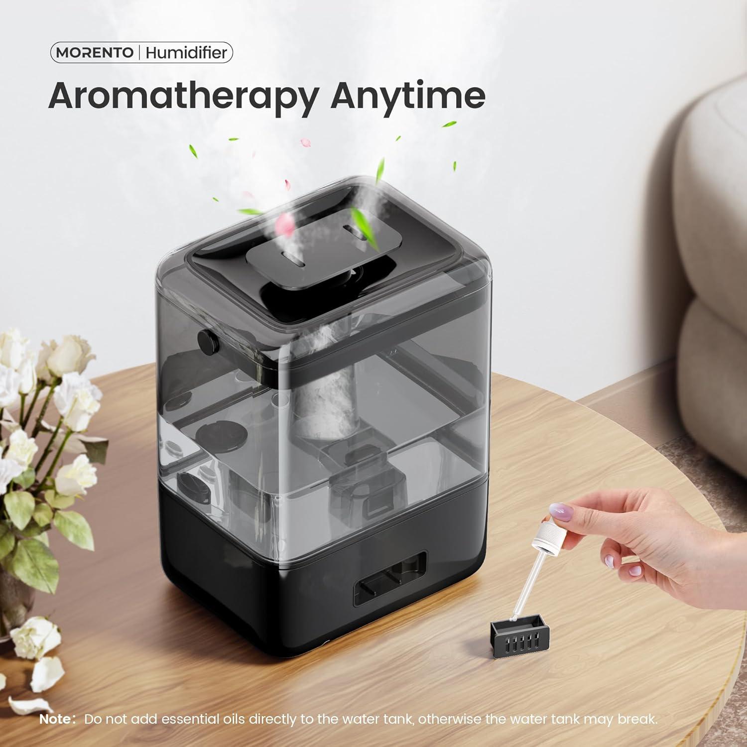 Humidificador Inteligente MORENTO 6L con Control por App y Luz Nocturna