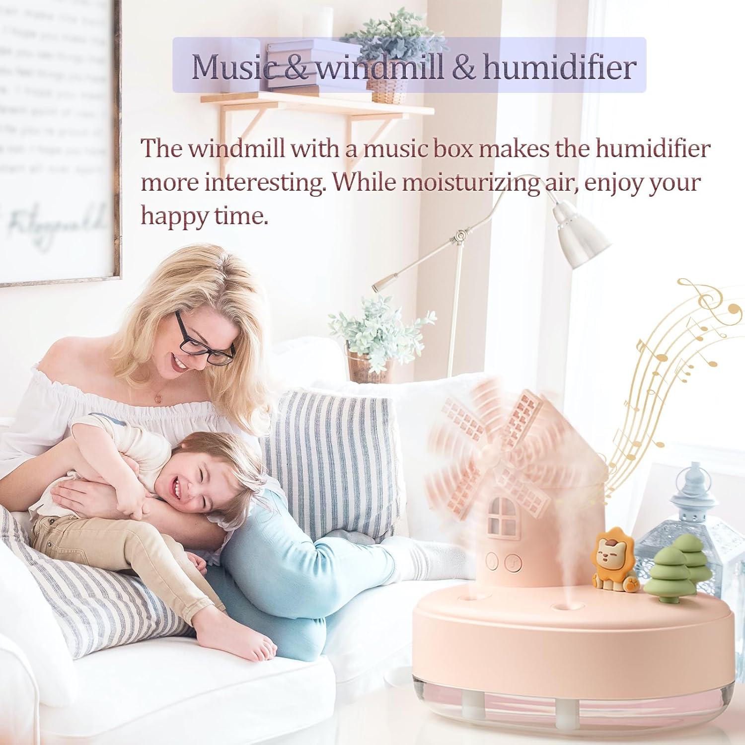 Humidificador ultrasónico FULIYING H-007 con música y luz