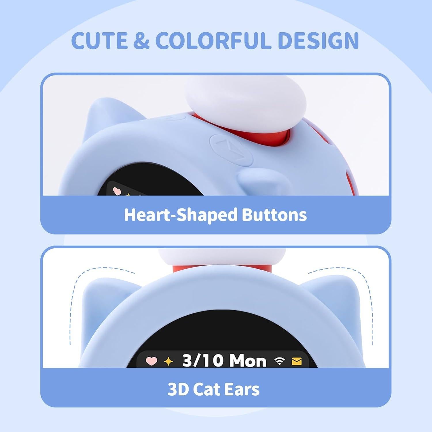 Funda de Silicona BUBBLELOGUS para Reloj Alarmo Azul