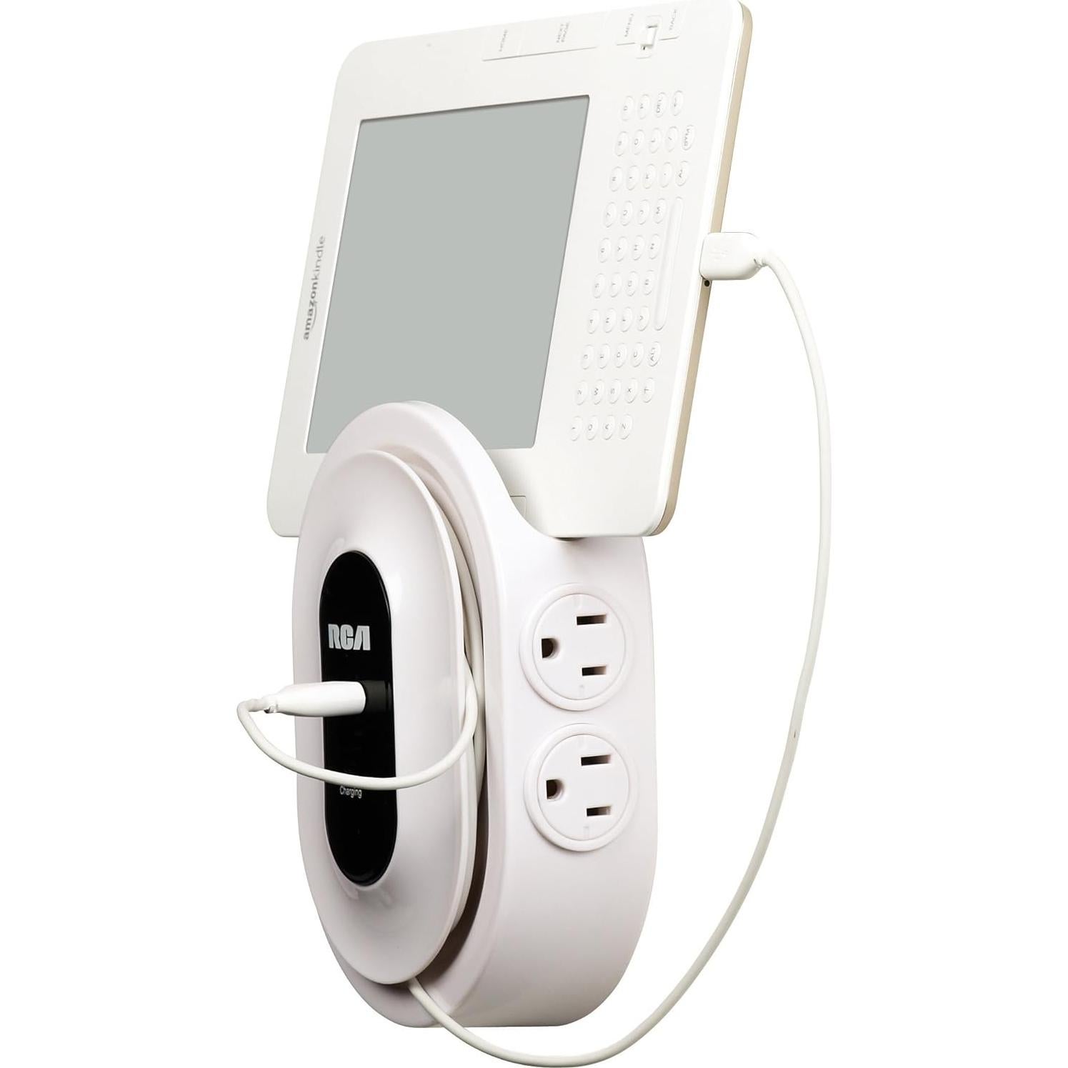 Estación de Carga RCA PCHSTA1R con 3 Enchufes y 2 USB