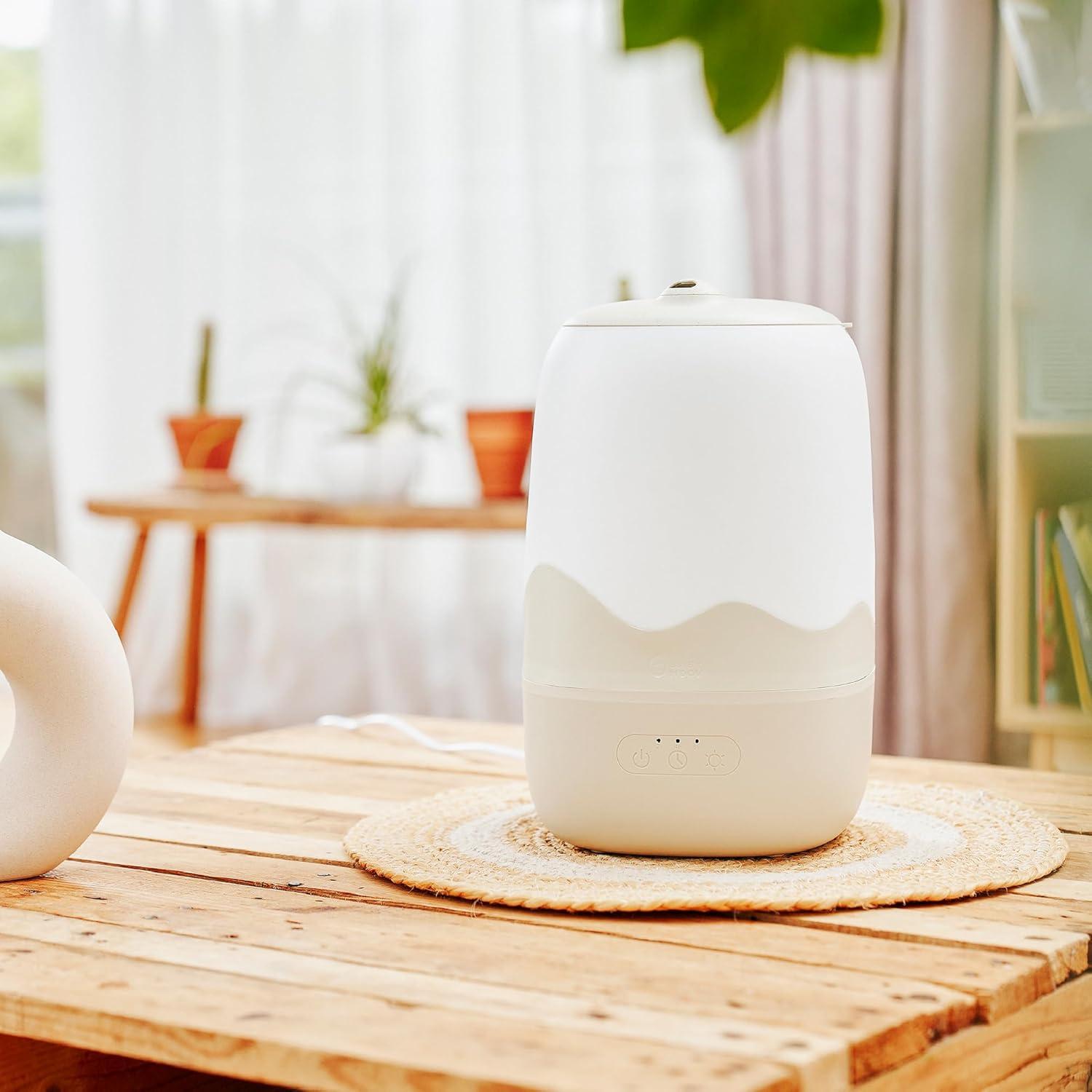 Humidificador para Bebés Babymoov Wave 3 en 1 XL, 4L, Luz Nocturna