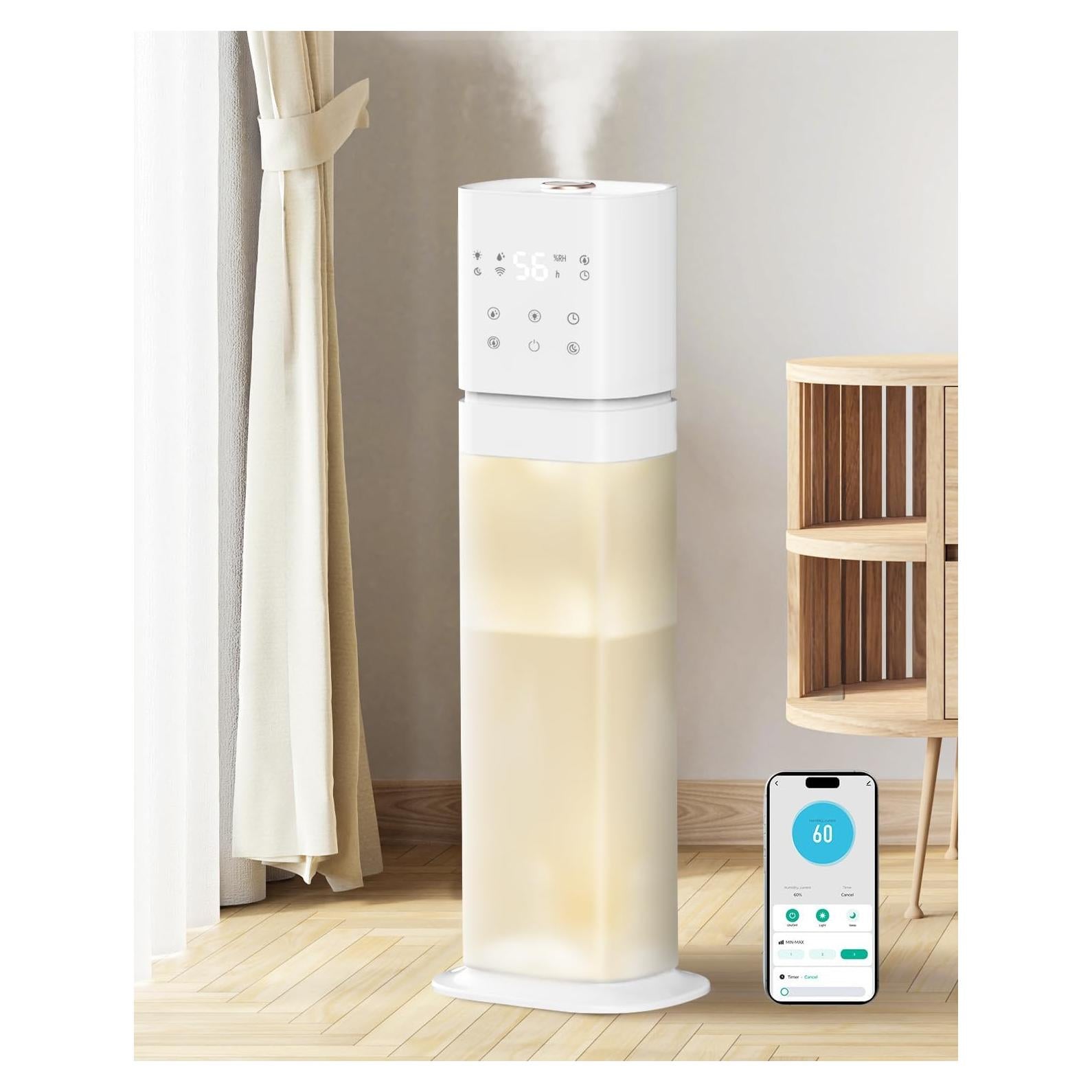 Humidificador Inteligente AILINKE 8L Ultrasonido Control App