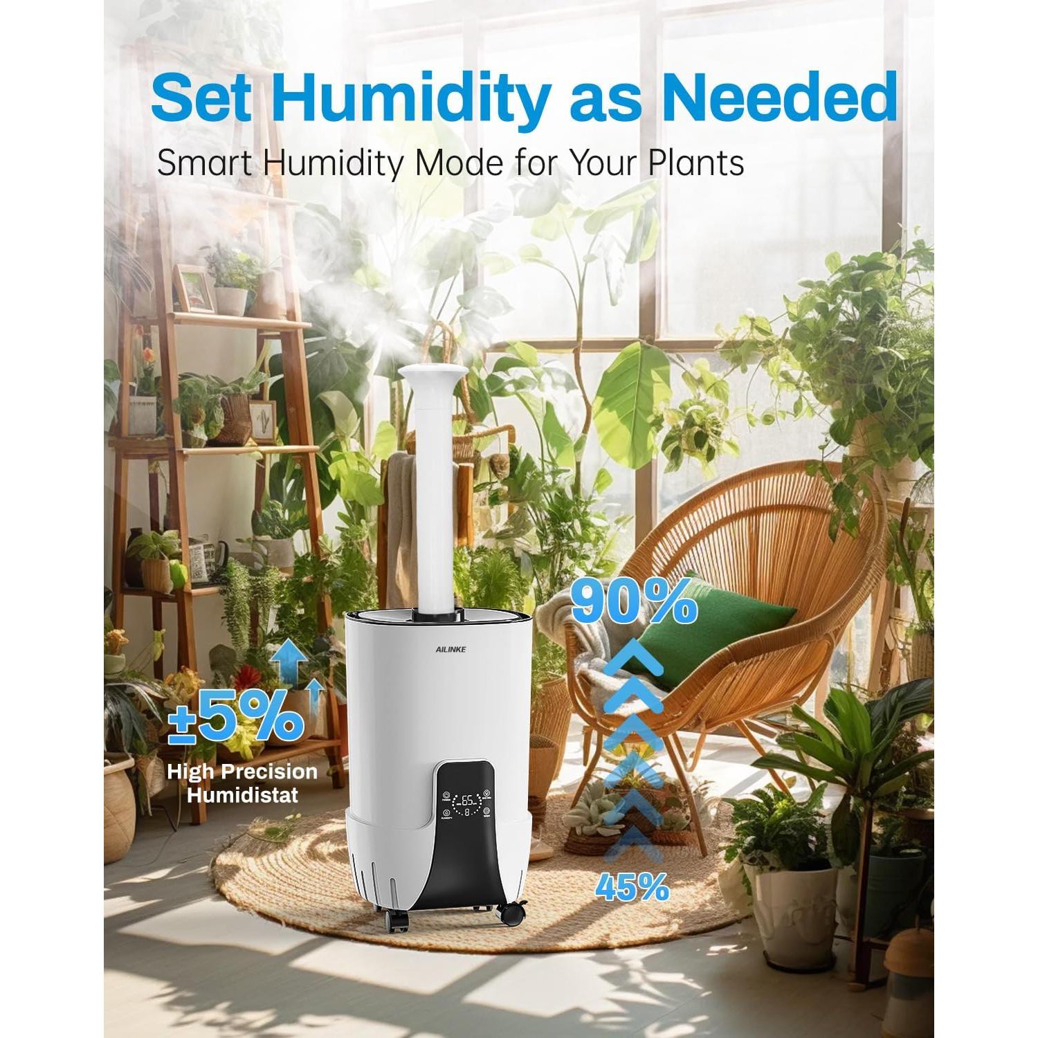 Humidificador ultrasónico AILINKE 16L para habitación grande