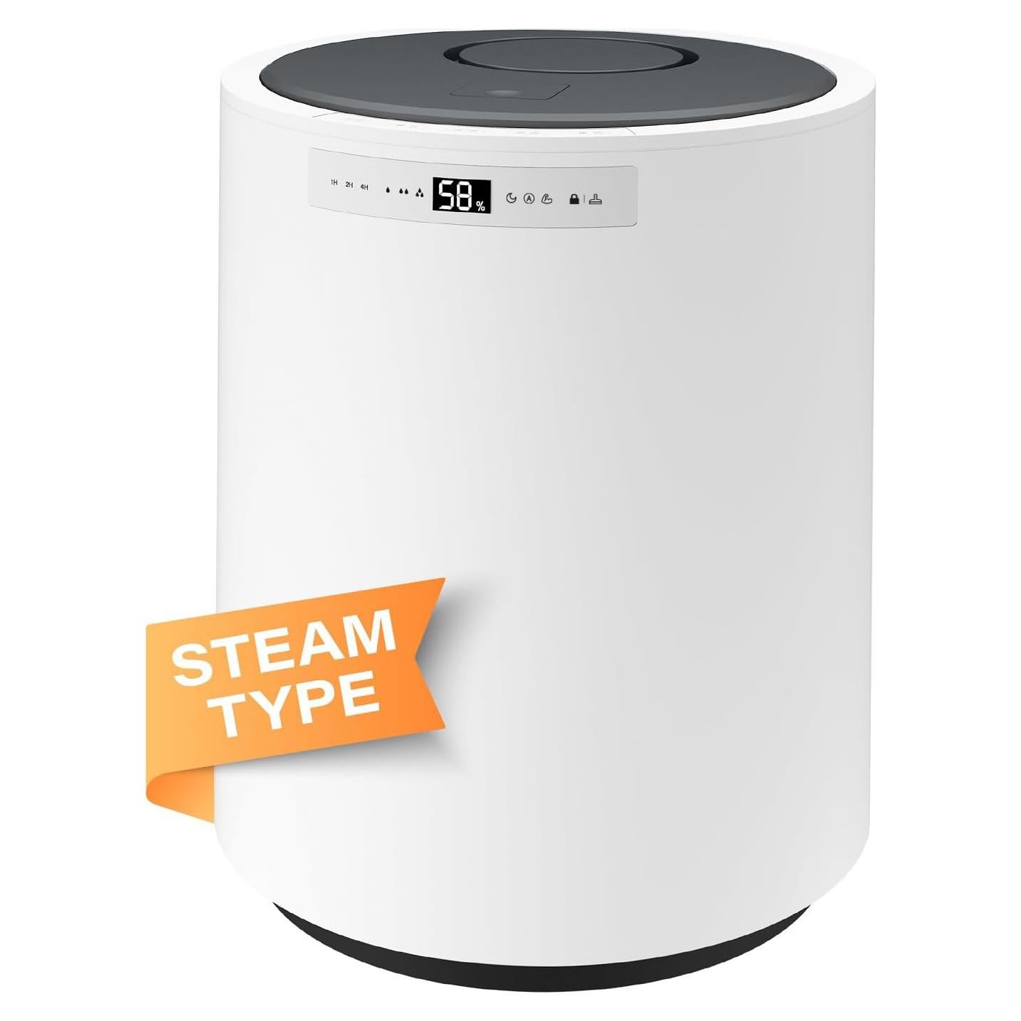 Humidificador de Vapor Y&O 10L Sin Filtro para Habitaciones Grandes