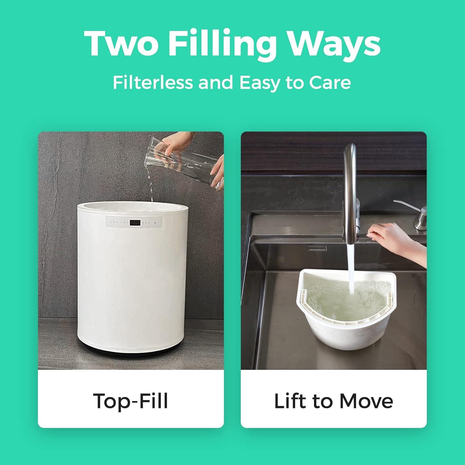 Humidificador de Vapor Y&O 10L Sin Filtro para Habitaciones Grandes