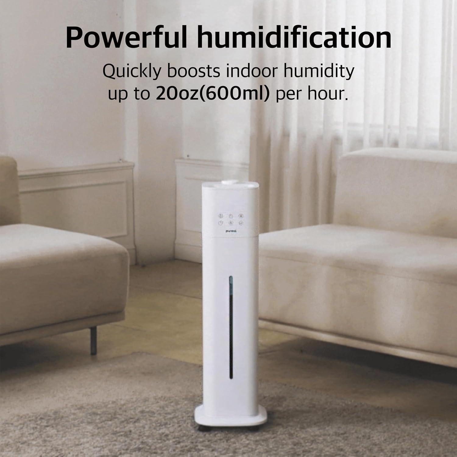 Humidificador Pureal H1014A2 10L con Control Remoto y Luz Ambiental
