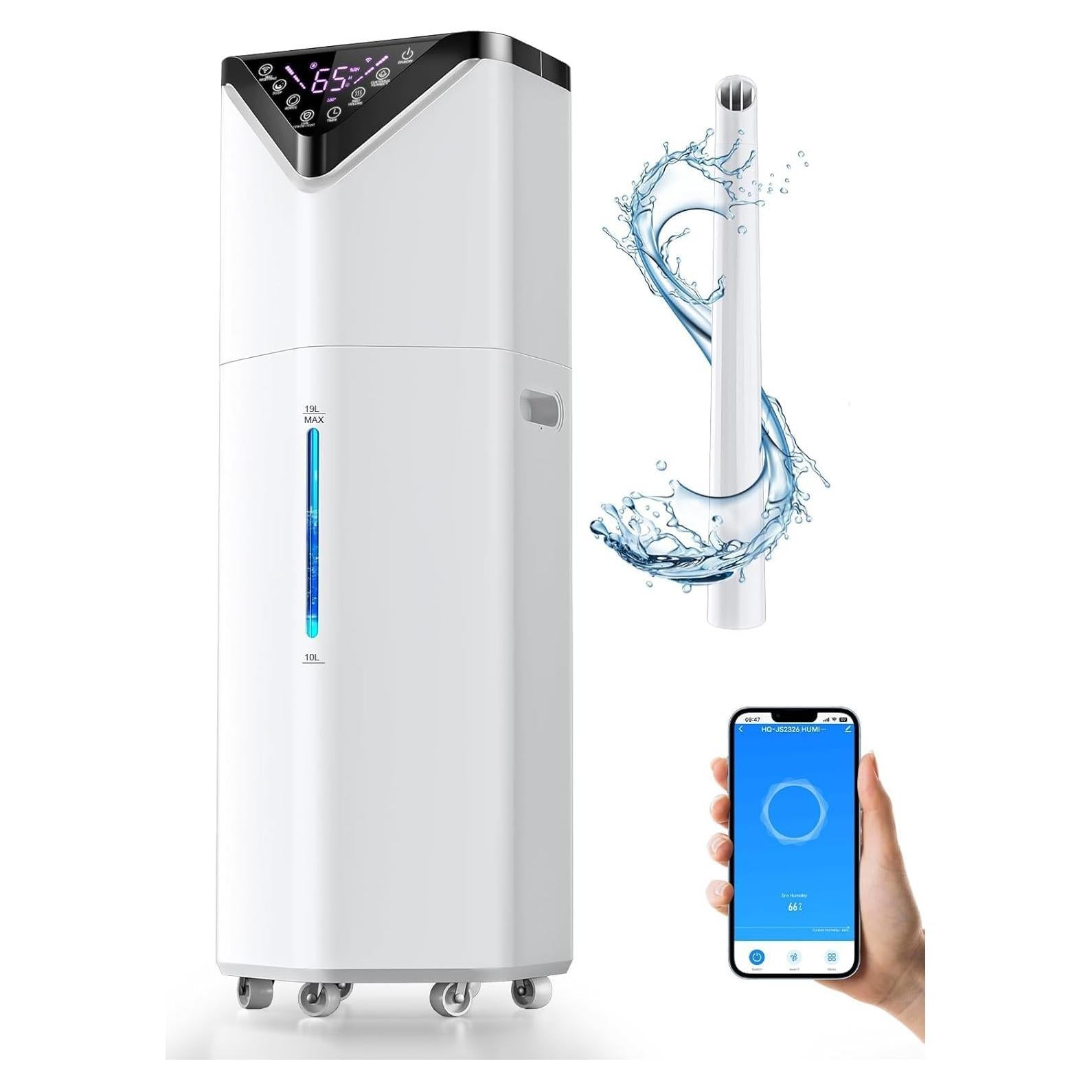 Humidificador inteligente Hiswelle HQ-JS2326 19L para 260 m²