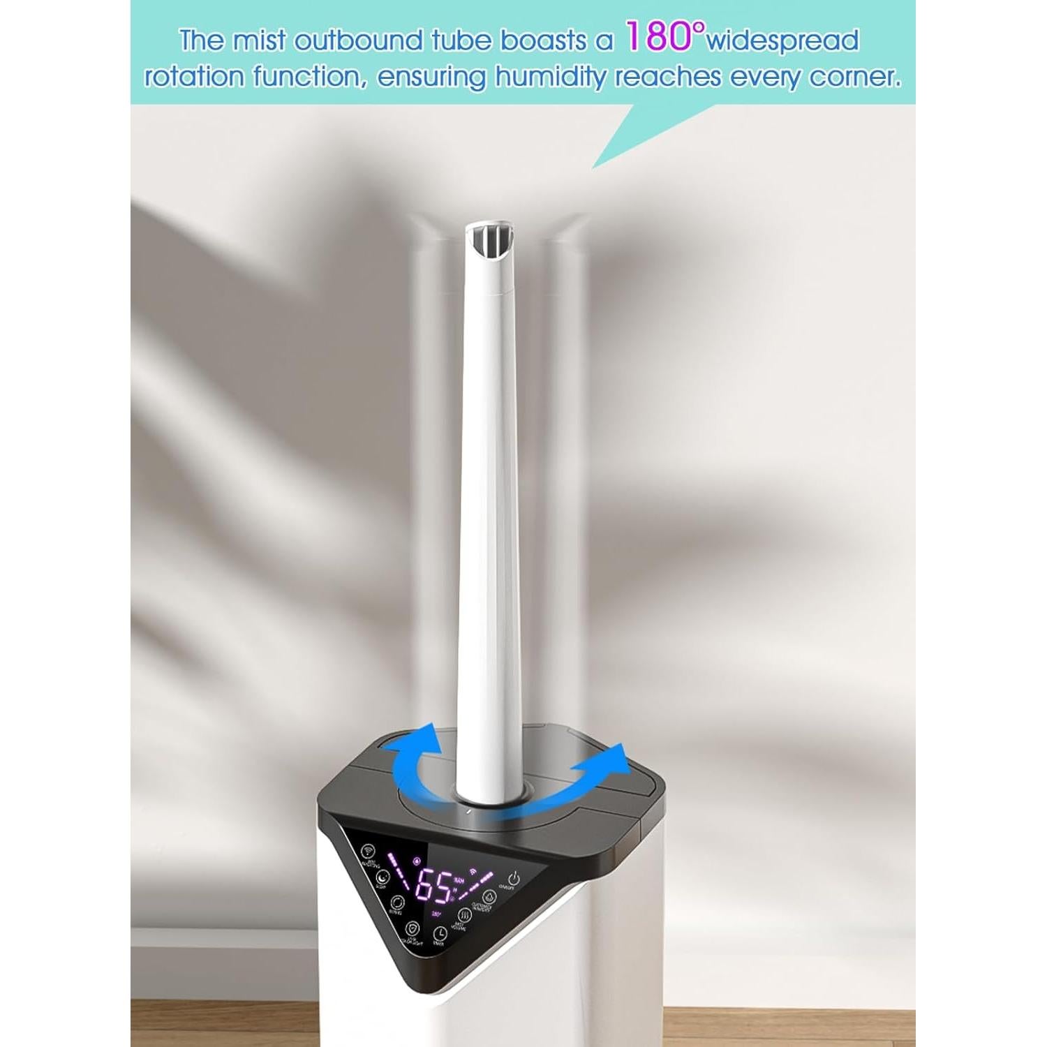 Humidificador inteligente Hiswelle HQ-JS2326 19L para 260 m²