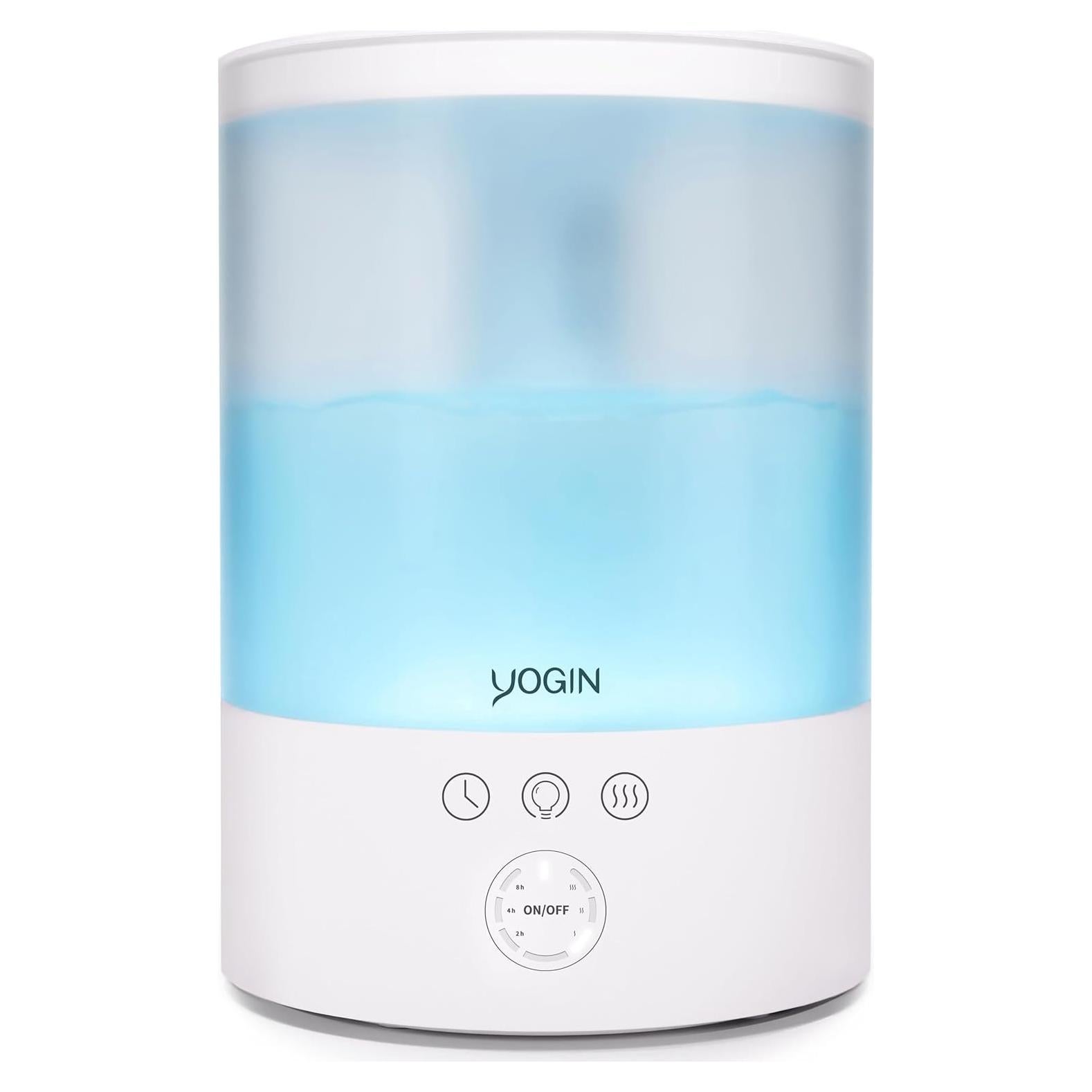 Humidificador YOGIN 2.5L Ultrasónico Silencioso con Luz Nocturna