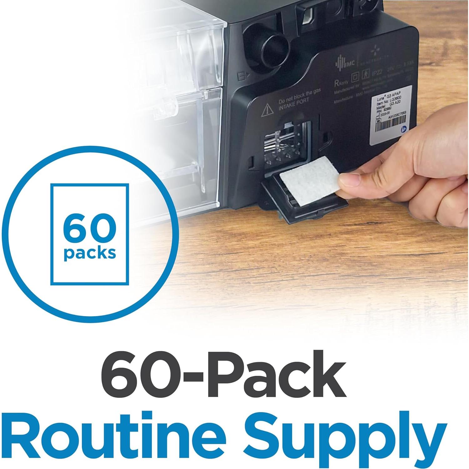 Filtros CPAP Resplabs para React Health Luna G3 - 60 Unidades