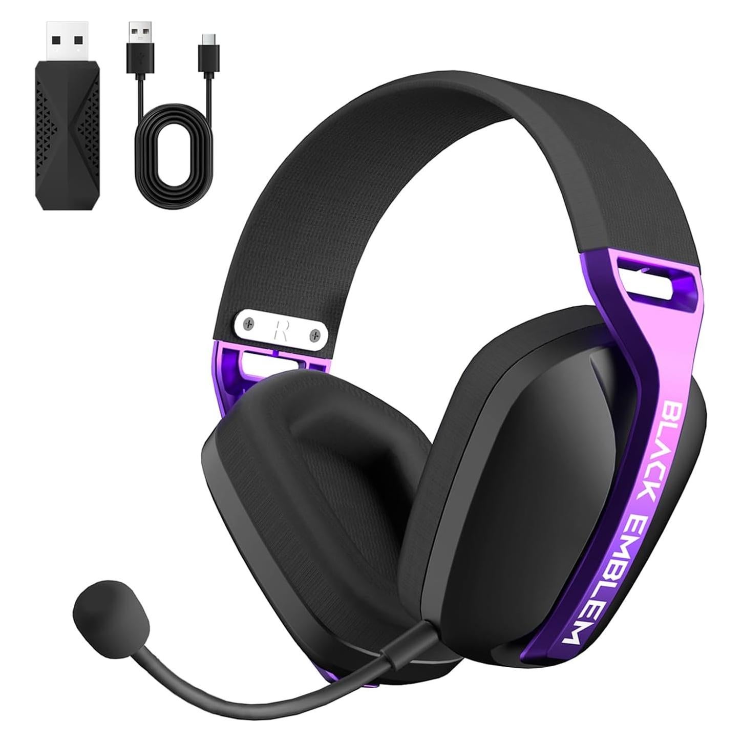 Auricular Gaming Inalámbrico Black Emblem X1 50H Bluetooth 5.4
