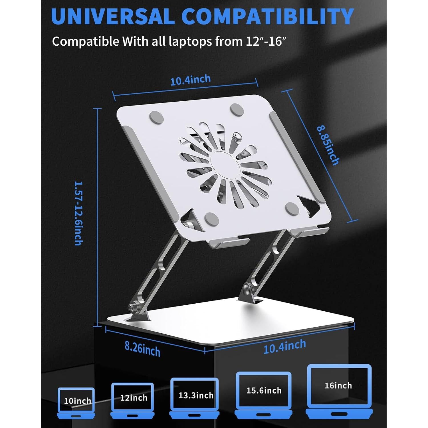 Soporte de Enfriamiento para Laptop Soundance LS3 16" Ajustable