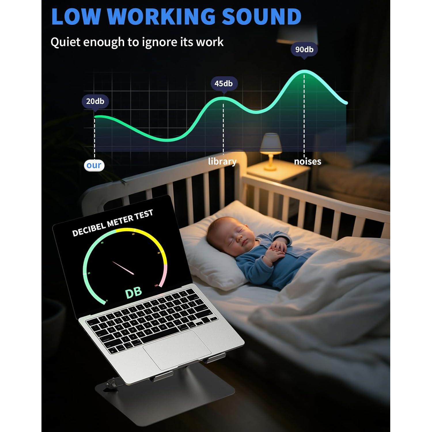 Soporte de Enfriamiento para Laptop Soundance LS3 16" Ajustable