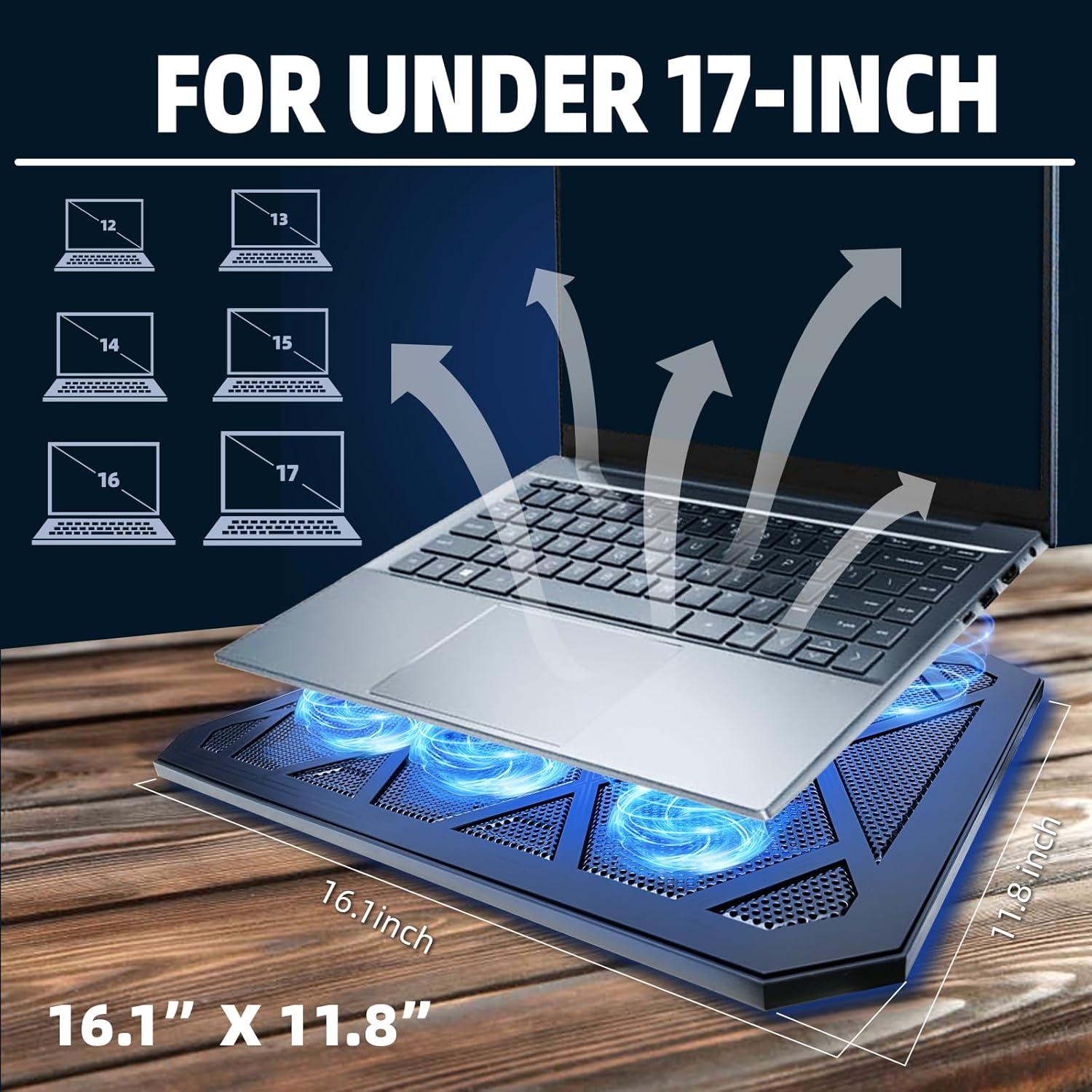 Base de Enfriamiento NAGAN para Laptop 14-17.3" Ergonómica