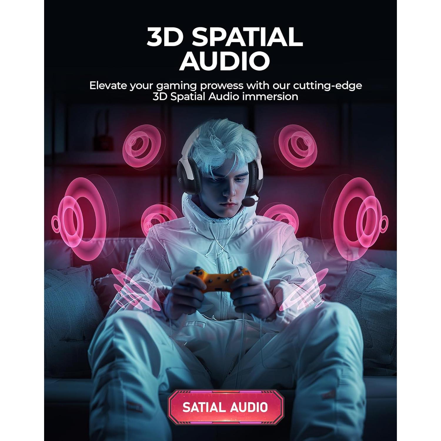 Auriculares Inalámbricos KOFIRE UG-09 Gaming 65H Bluetooth 5.4