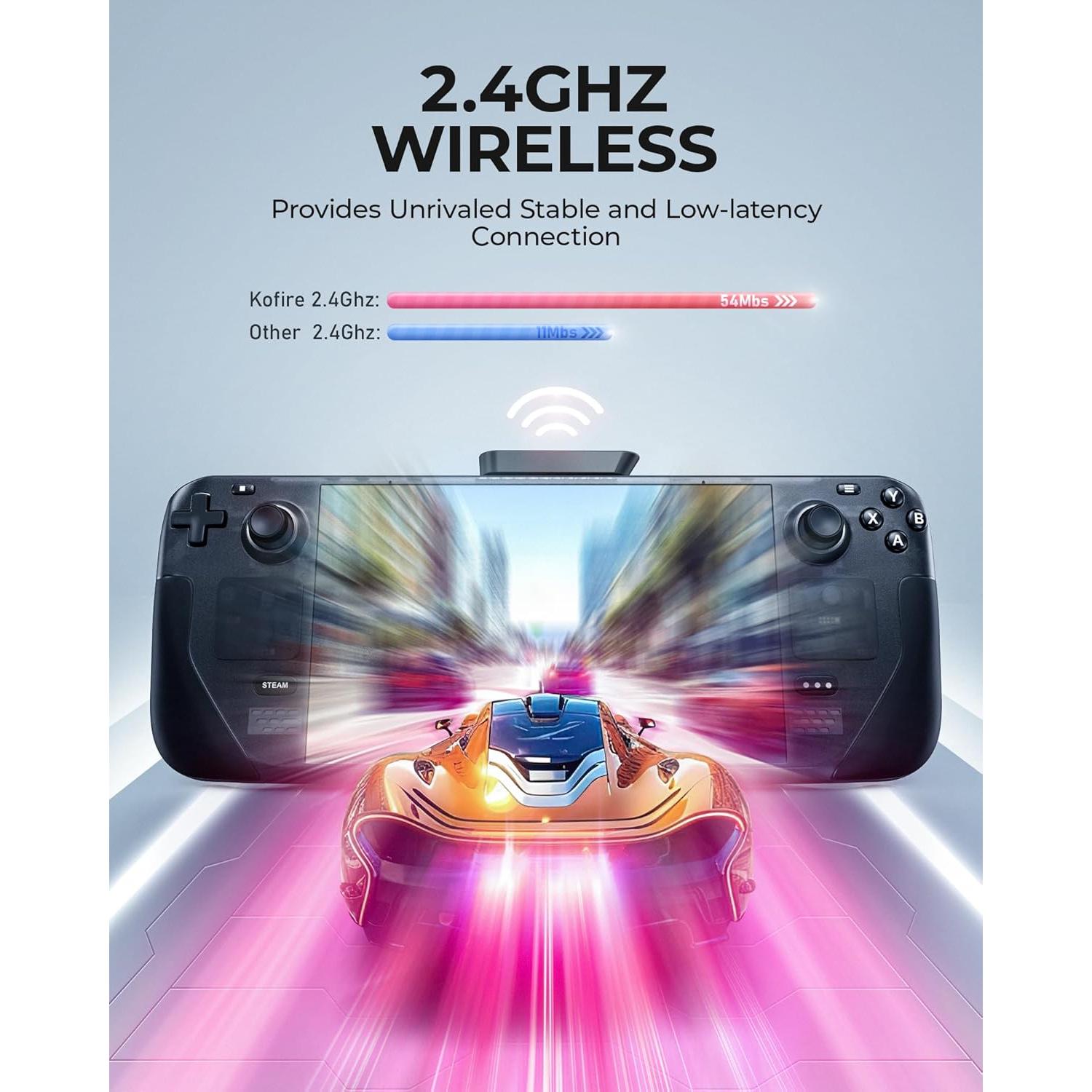 Auriculares Inalámbricos KOFIRE UG-09 Gaming 65H Bluetooth 5.4