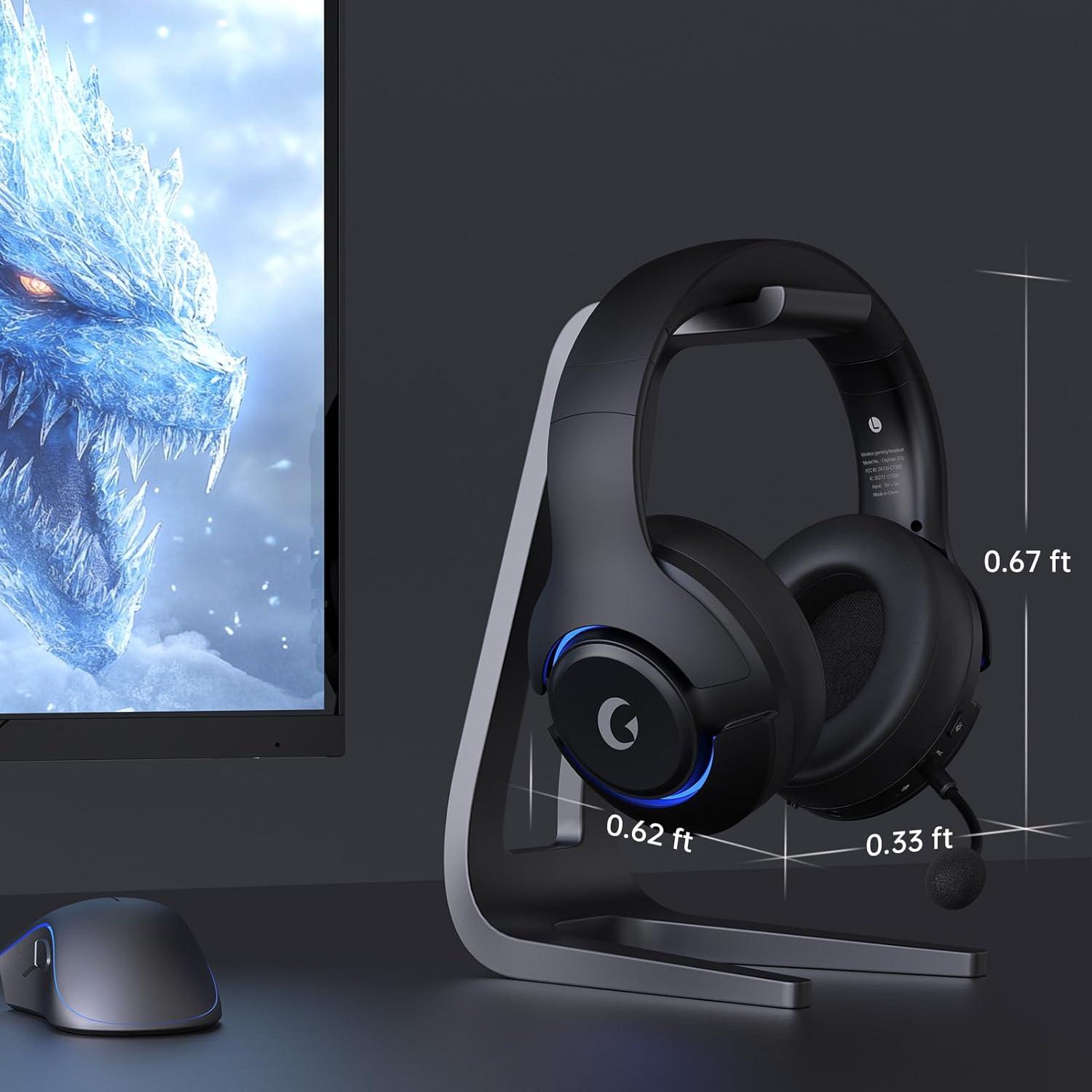 Auriculares Gaming Inalámbricos Gtheos Captain 370, 45H, RGB