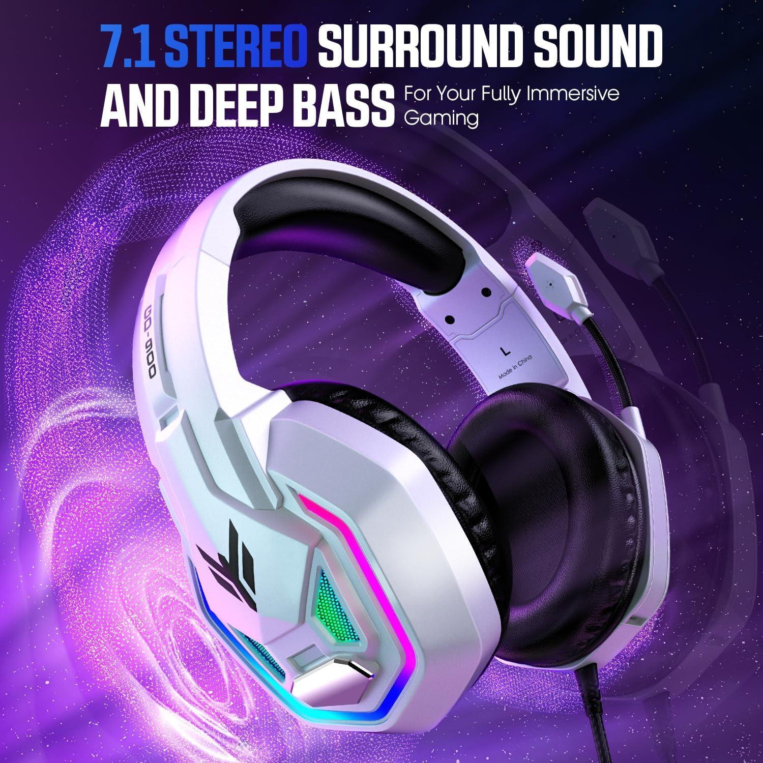 Auriculares Gaming YPBDAN GD-900 RGB 7.1 Sonido Surround