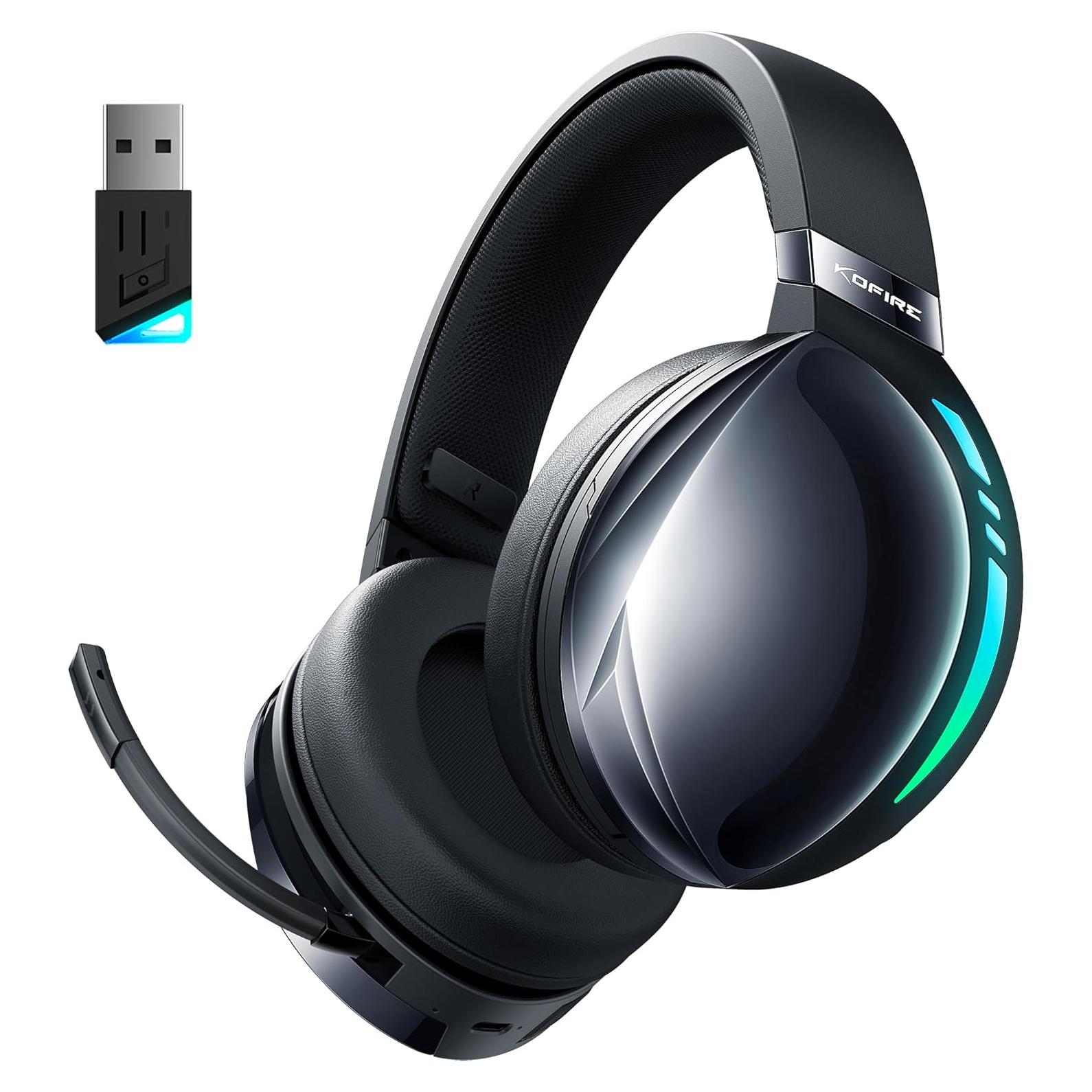 Auriculares Gaming Inalámbricos KOFIRE UG-06 con Micrófono y RGB