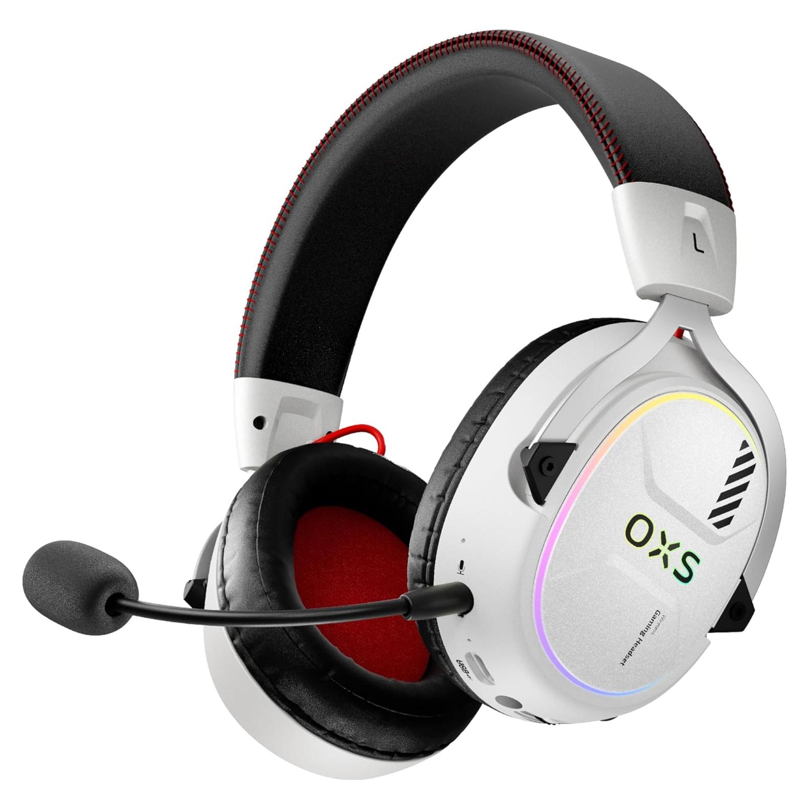 Auriculares Gaming Inalámbricos OXS Storm G2, 50mm, RGB, 40H