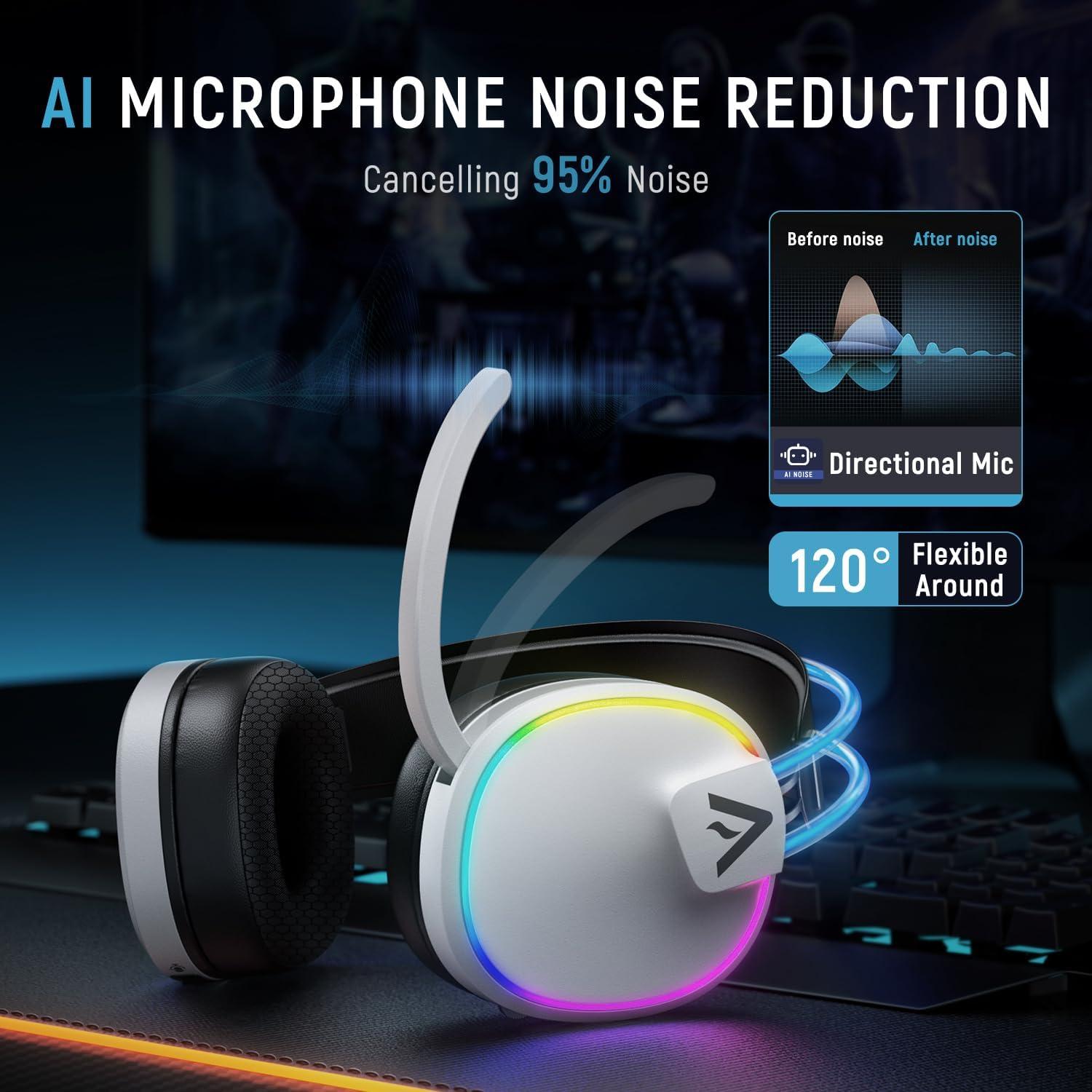 Auricular Gaming Buwnia G5000 Inalámbrico con Micrófono