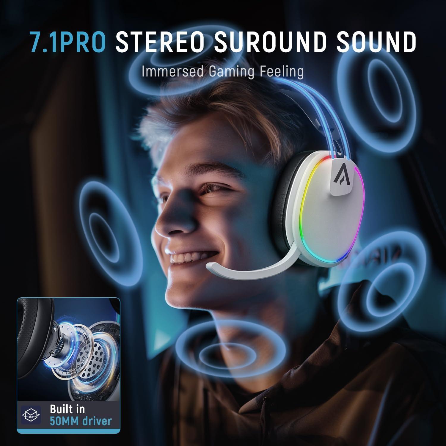 Auricular Gaming Buwnia G5000 Inalámbrico con Micrófono