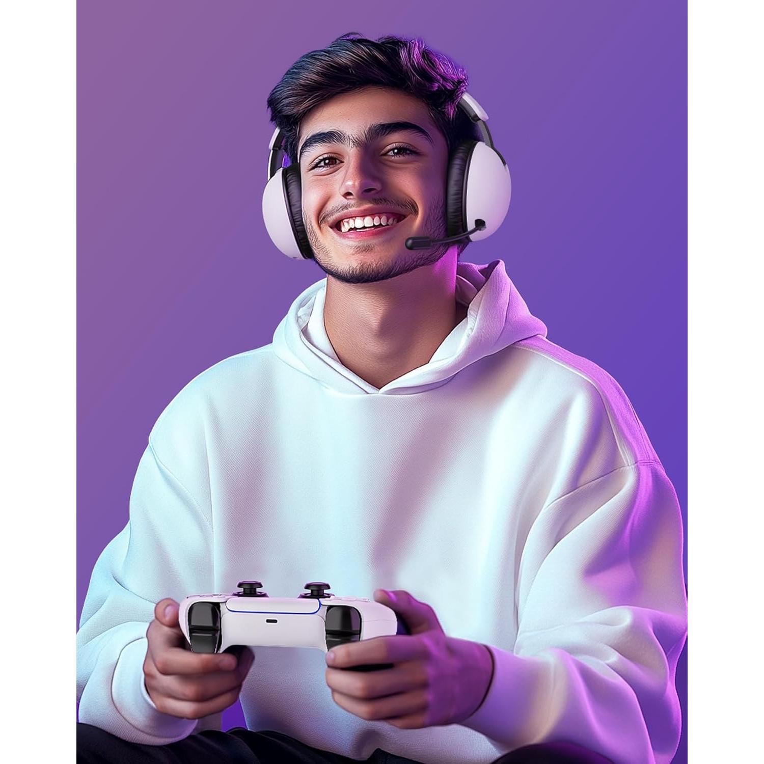 Auriculares Gaming Inalámbricos OPUTIK BL500 con Micrófono y Cancelación de Ruido