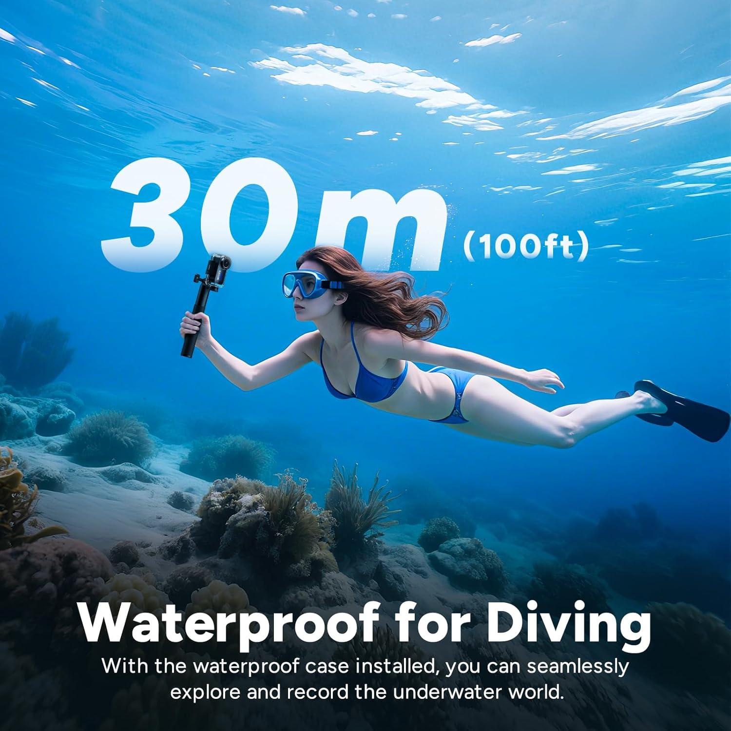 Cámara de Acción SJCAM C110Plus 4K Pocket Magnética Negra