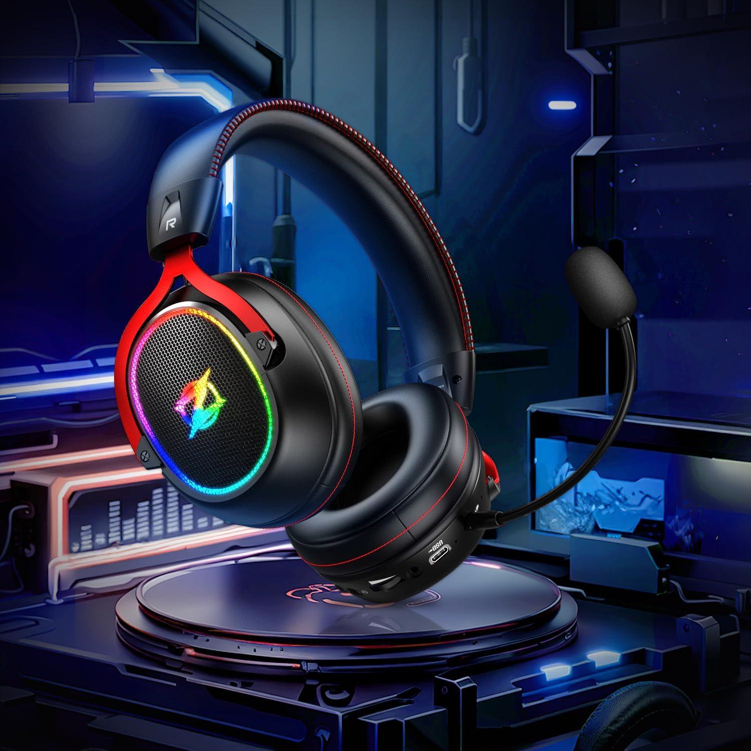 Auriculares Gaming Inalámbricos Buwnia GH100 40h Batería 7.1
