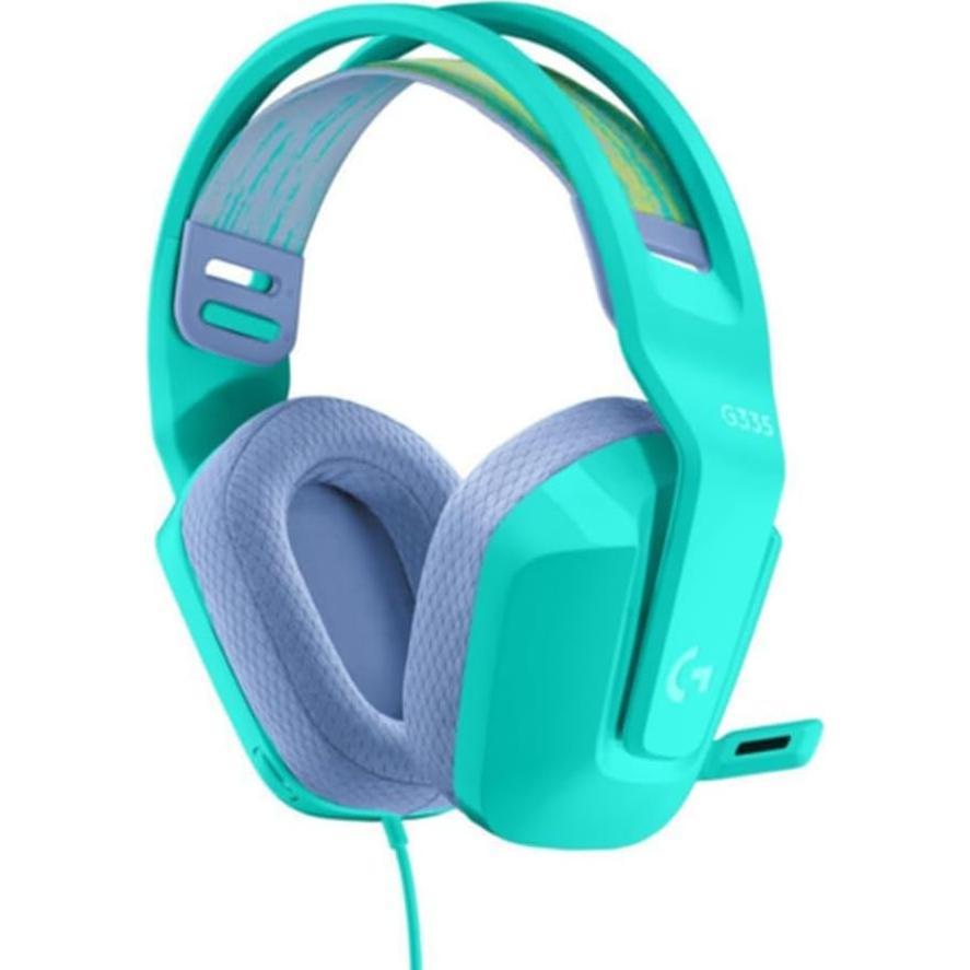 Auriculares Gaming Logitech G335 Con Cable 3.5mm - Menta