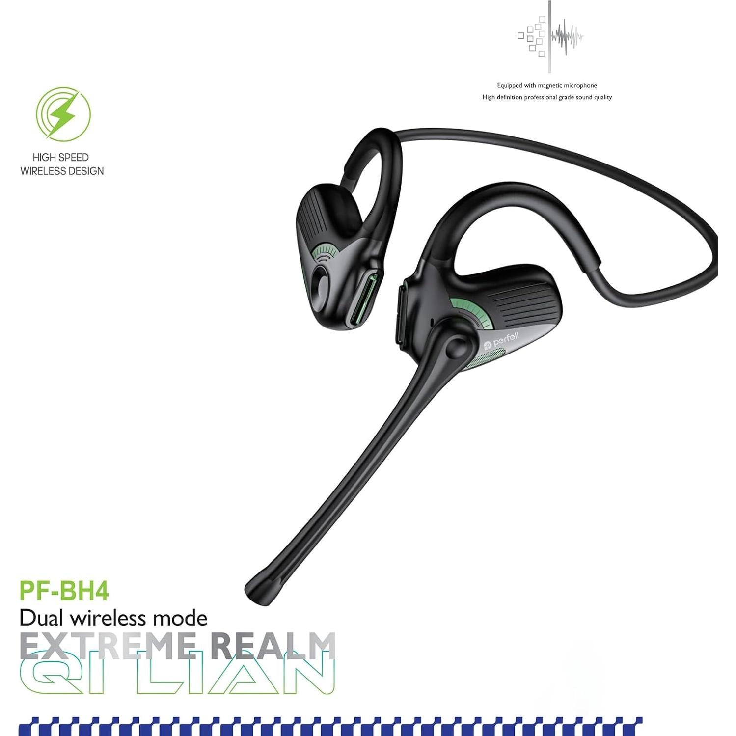 Auriculares Gaming Inalámbricos Perfell BH4 Bluetooth 5.4