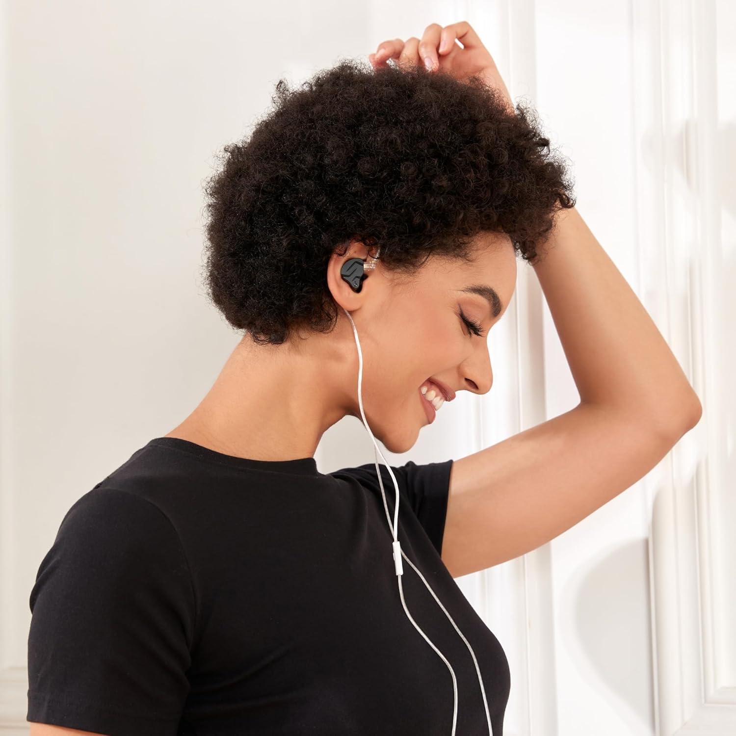 Auriculares In Ear KZ ZSN PRO X Híbridos 1DD+1BA, Negro