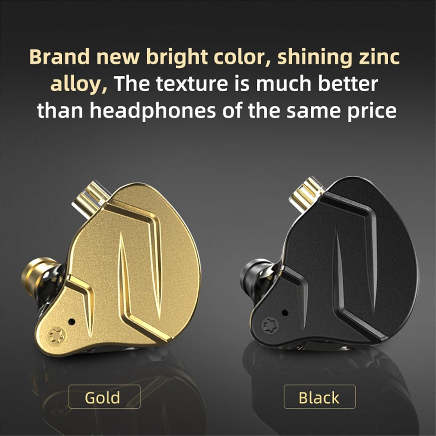 Auriculares In Ear KZ ZSN PRO X Híbridos 1DD+1BA, Negro