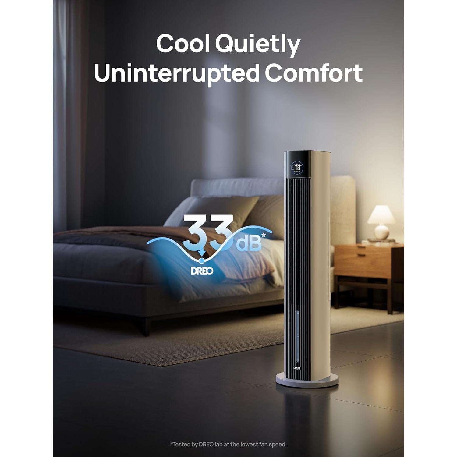 Ventilador Torre Dreo IceWind 712S 109 cm Blanco 4 Velocidades