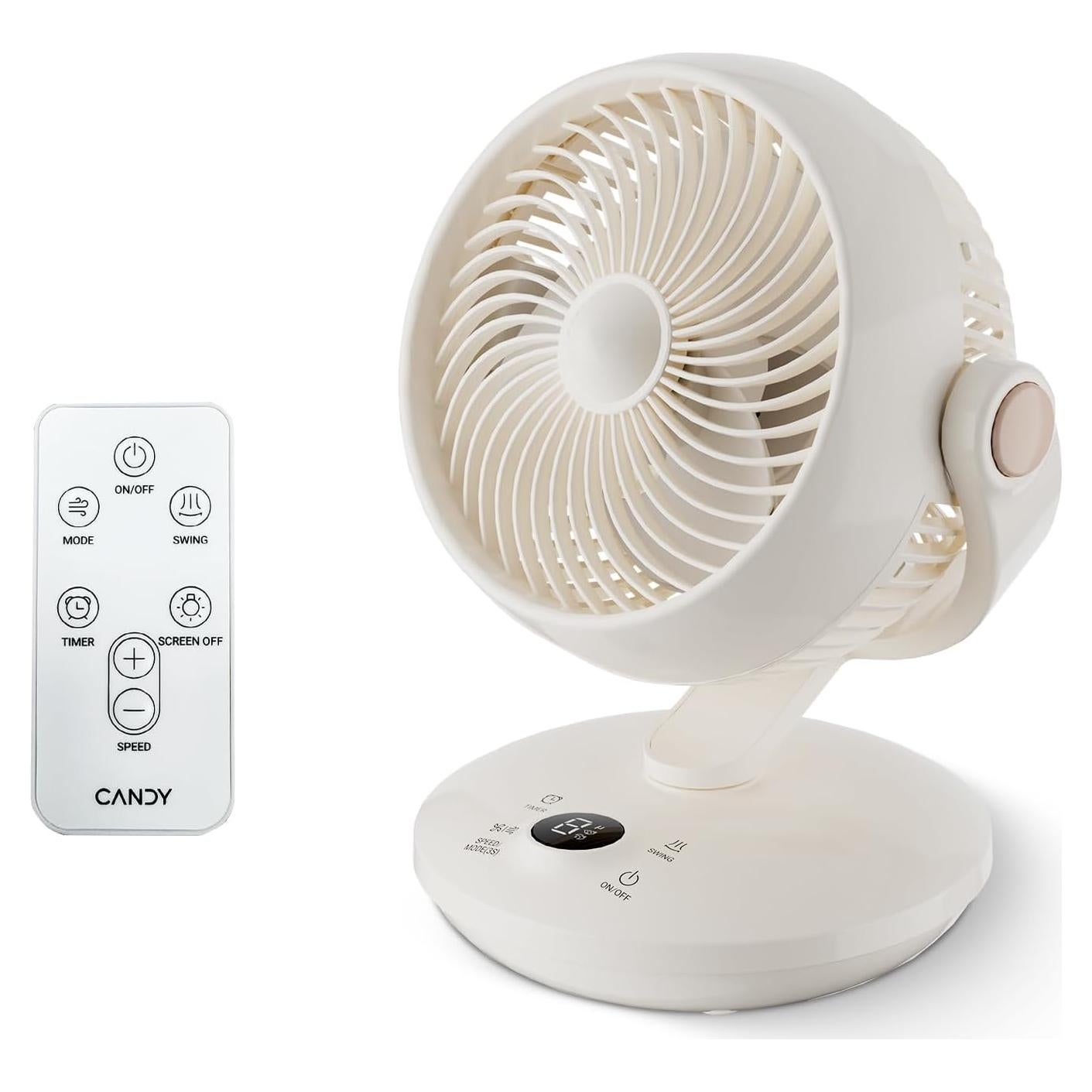 Ventilador de Mesa Candy CDS-FED2050T Oscilante 8 Velocidades