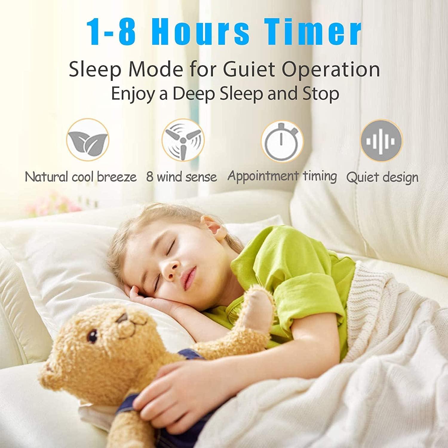 Ventilador de Torre Sin Aspas KIAMI 55 cm Oscilante 80° Control Remoto